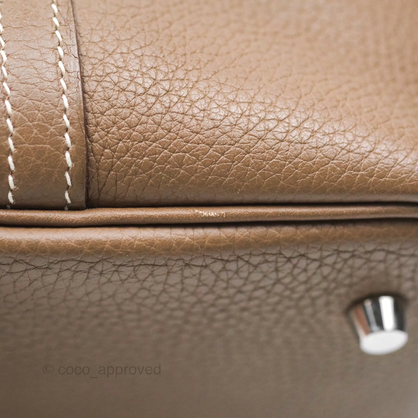 Hermès Picotin Lock 22 Etoupe Clemence Palladium Hardware