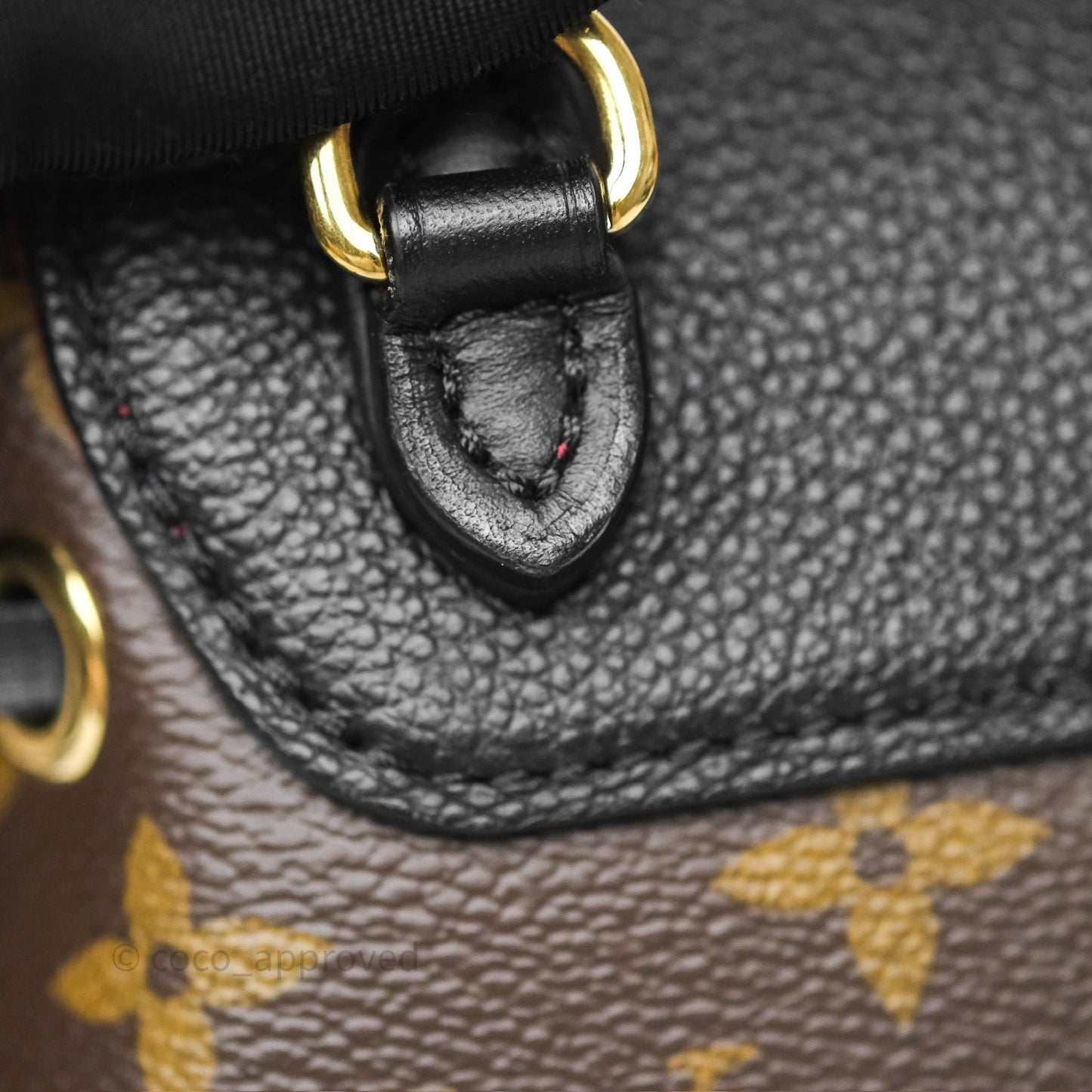 Louis Vuitton Montsouris BB Backpack Black Monogram Canvas