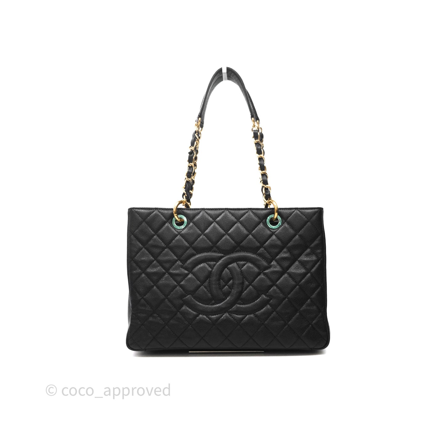 Chanel GST Black Caviar Gold Hardware