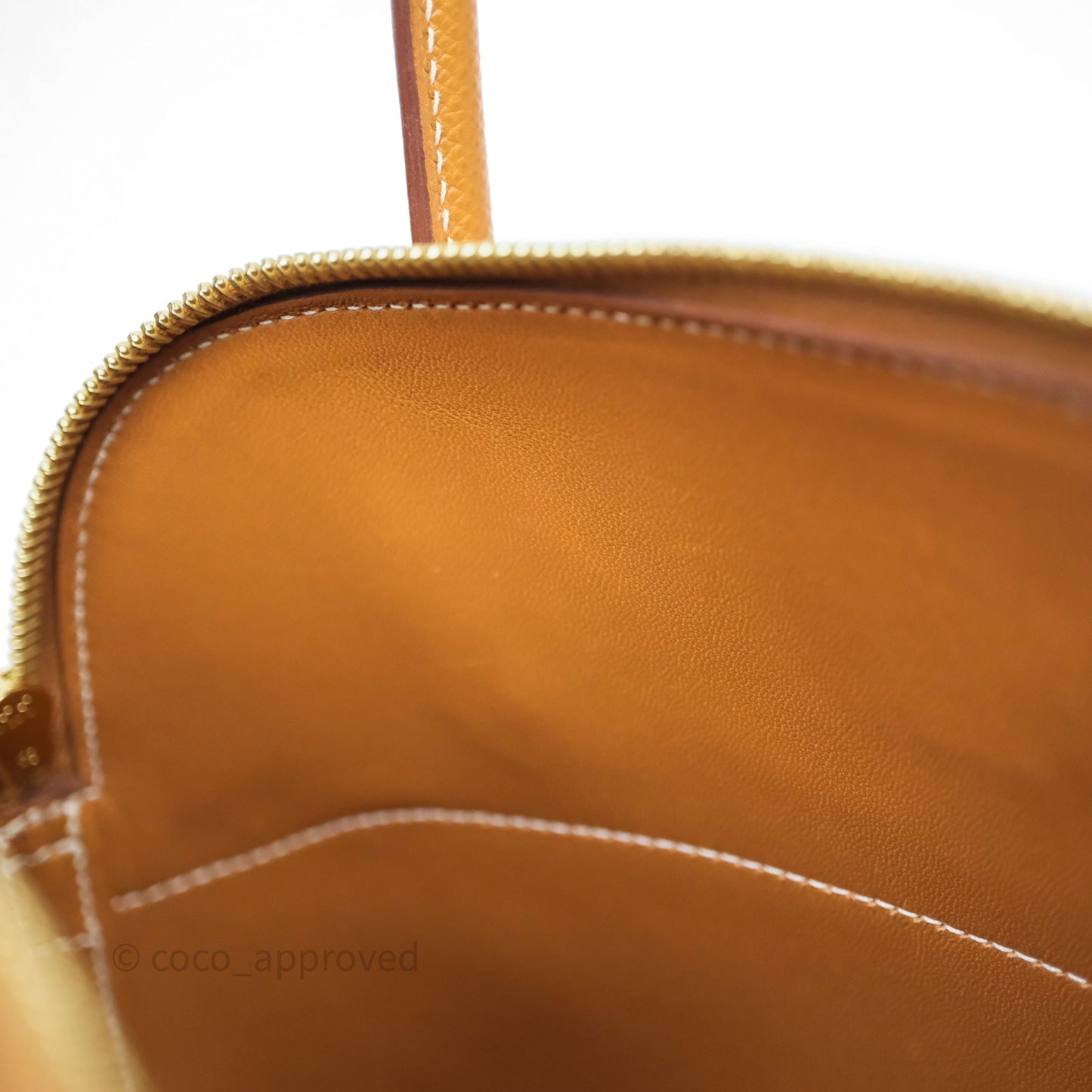 Hermès Bolide 27 Gold Epsom Gold Hardware
