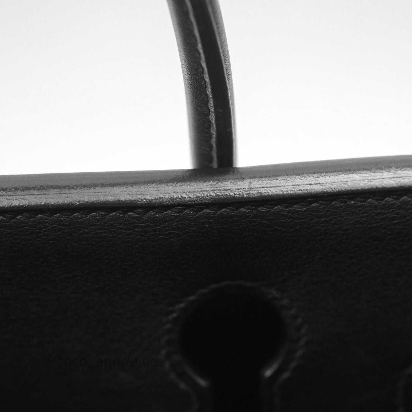 Hermès Birkin 30 Noir 89 Evergrain Palladium Hardware