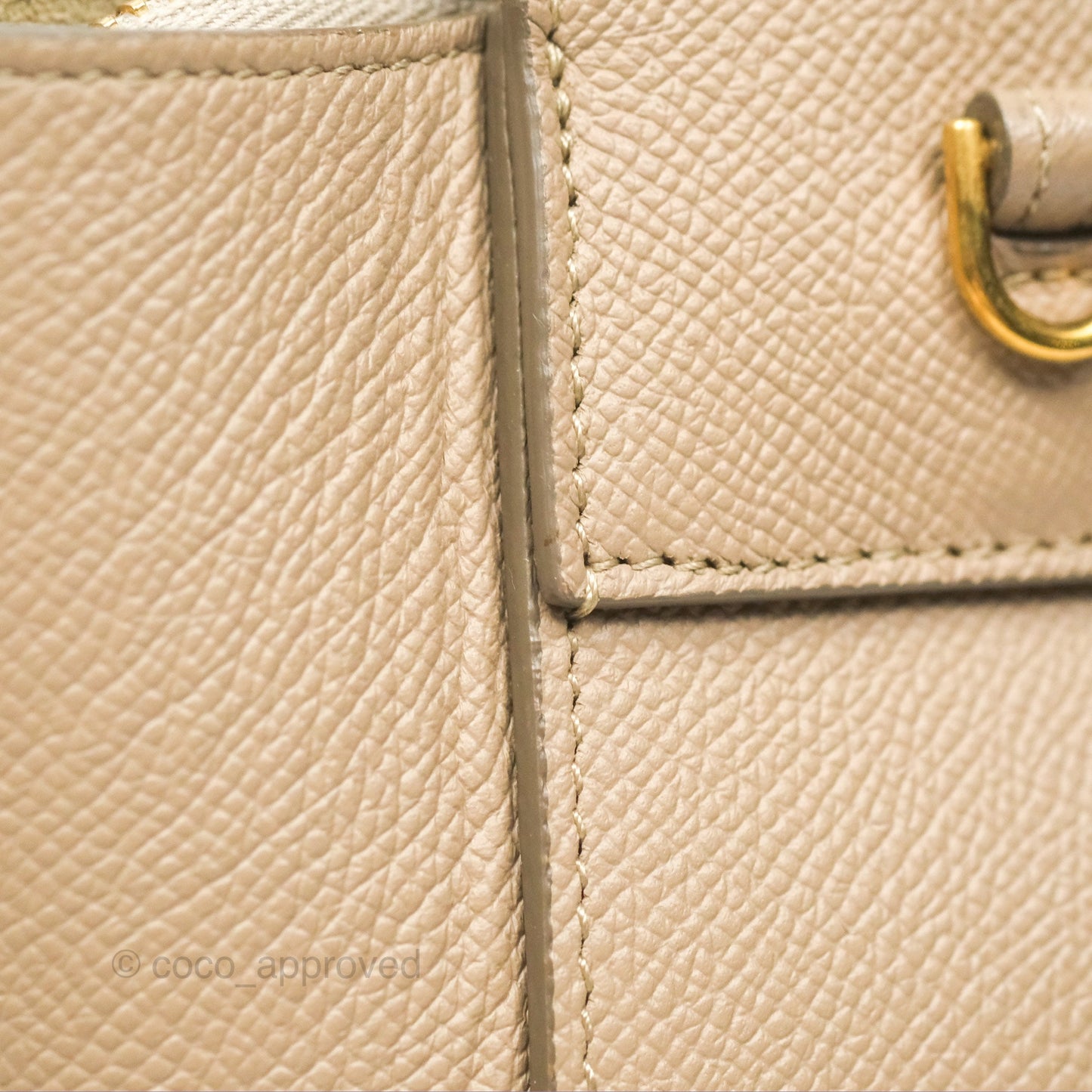 Celine Nano Belt Bag Light Taupe Grained Calfskin Gold Hardware