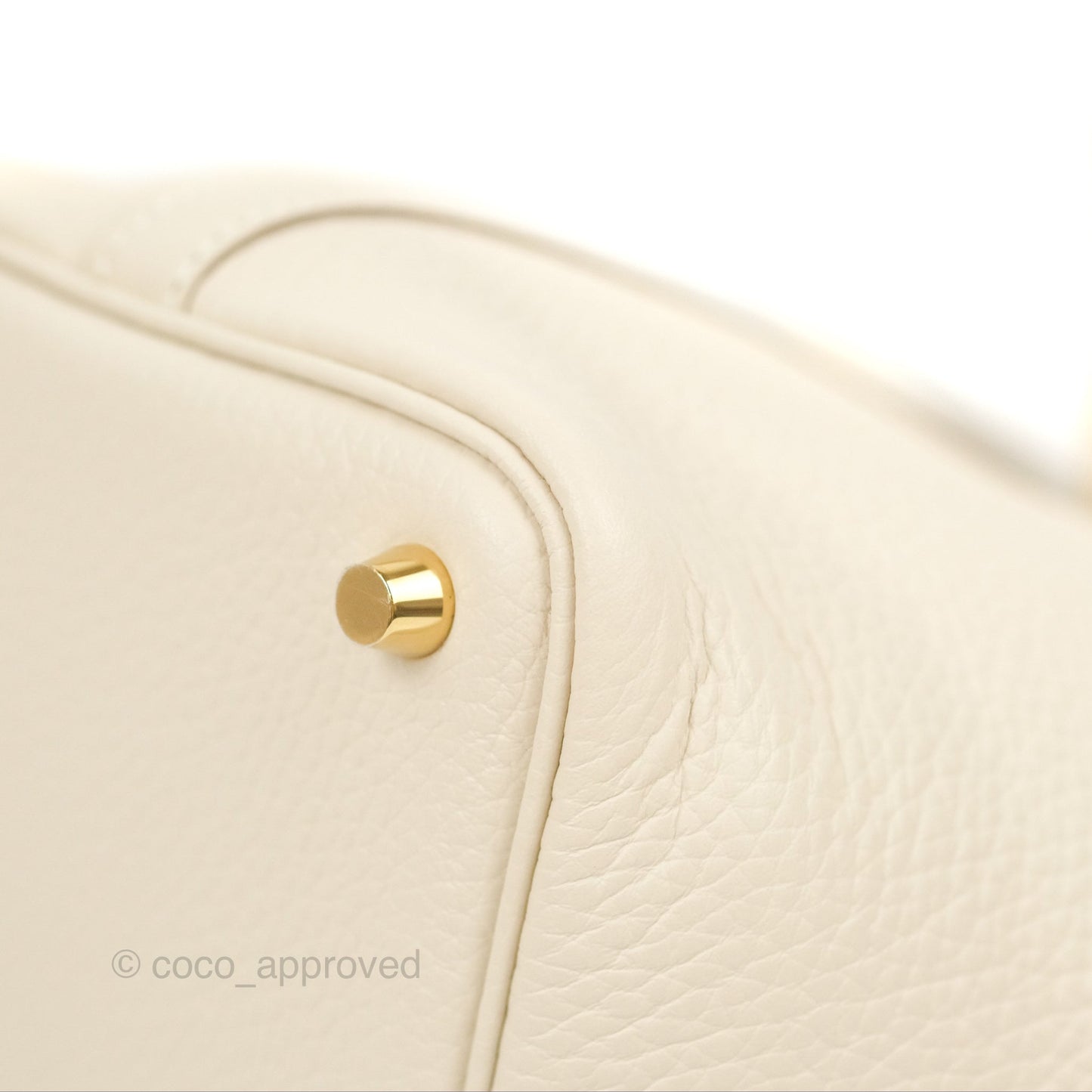 Hermès Picotin Lock 18 Craie Taurillon Clemence Gold Hardware