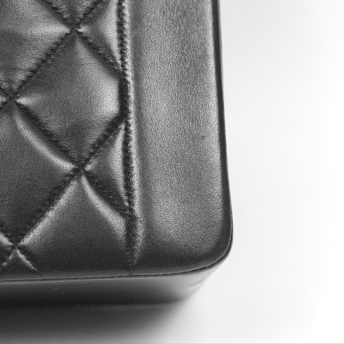 Chanel Vintage Quilted Medium Classic Diana Flap Bag Black Lambskin 24K Gold Hardware