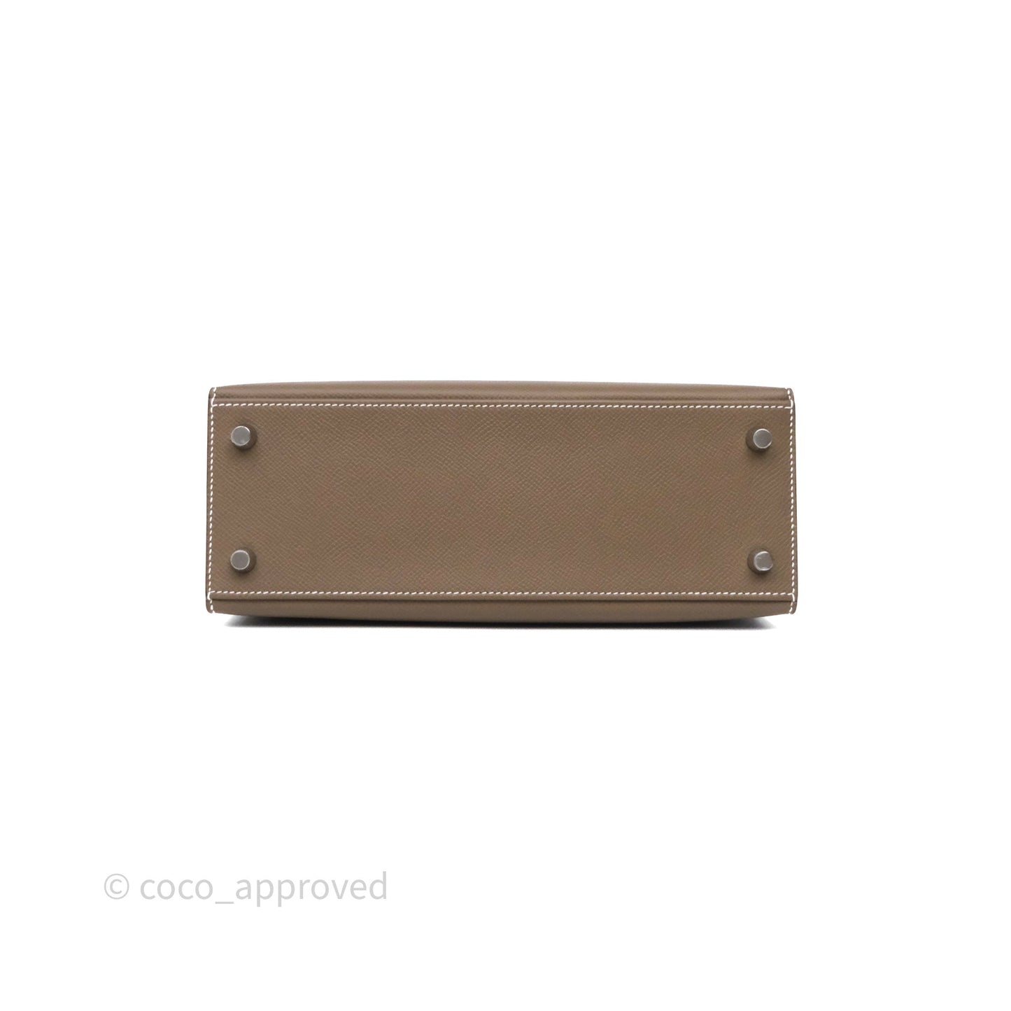 Hermes Kelly 25 Etoupe 18 Palladium Hardware
