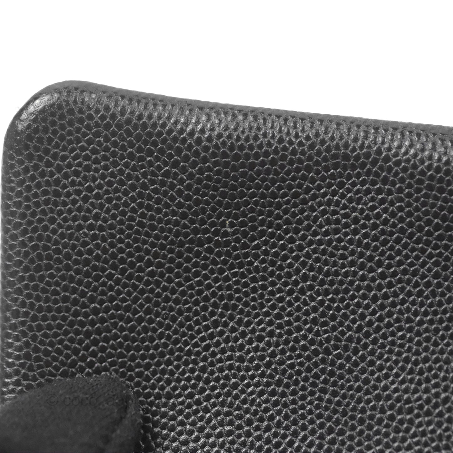 Chanel Quilted Mini Rectangular Black Caviar Gold Hardware 17B