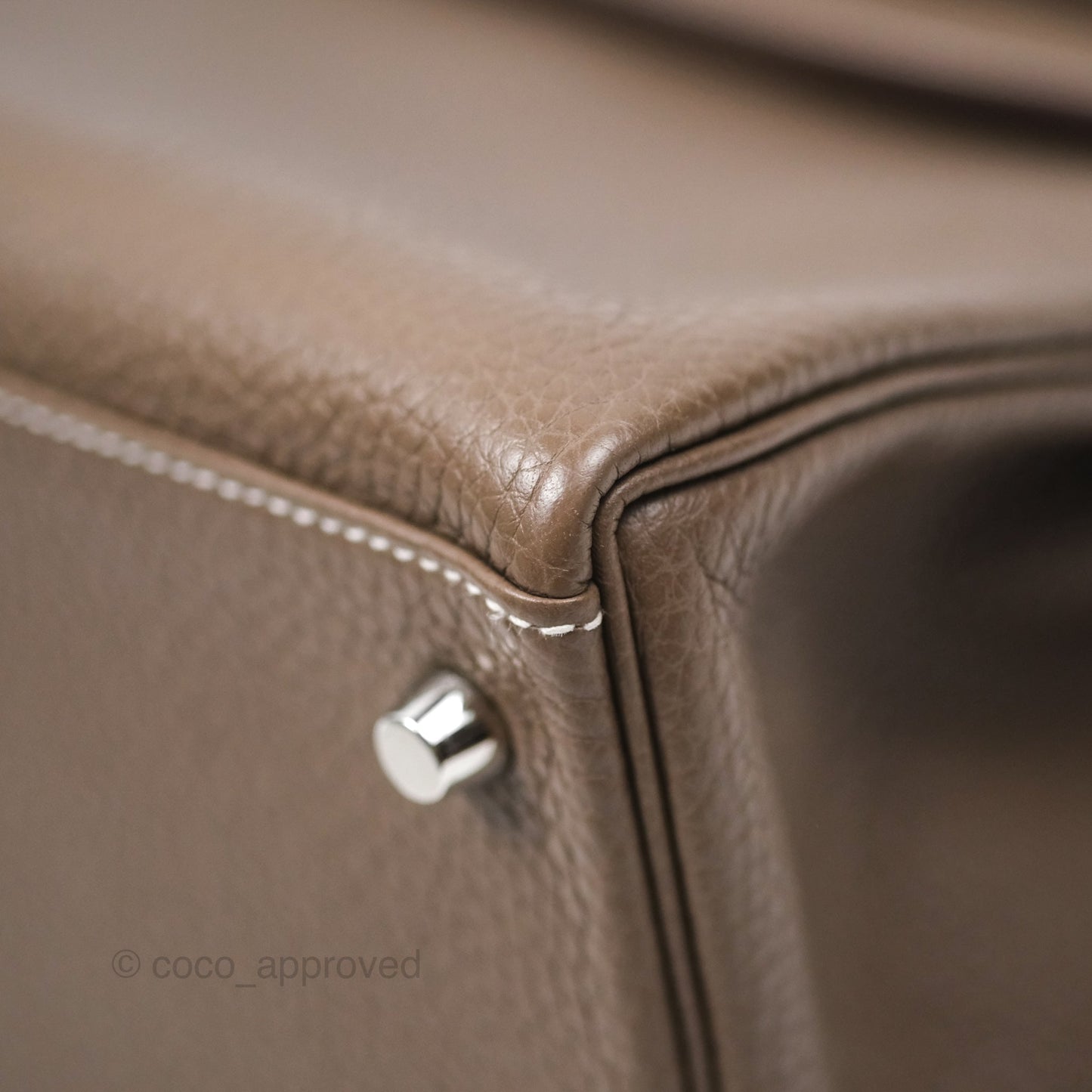 Hermès Kelly 28 Retourne Etoupe 18 Clemence Palladium Hardware