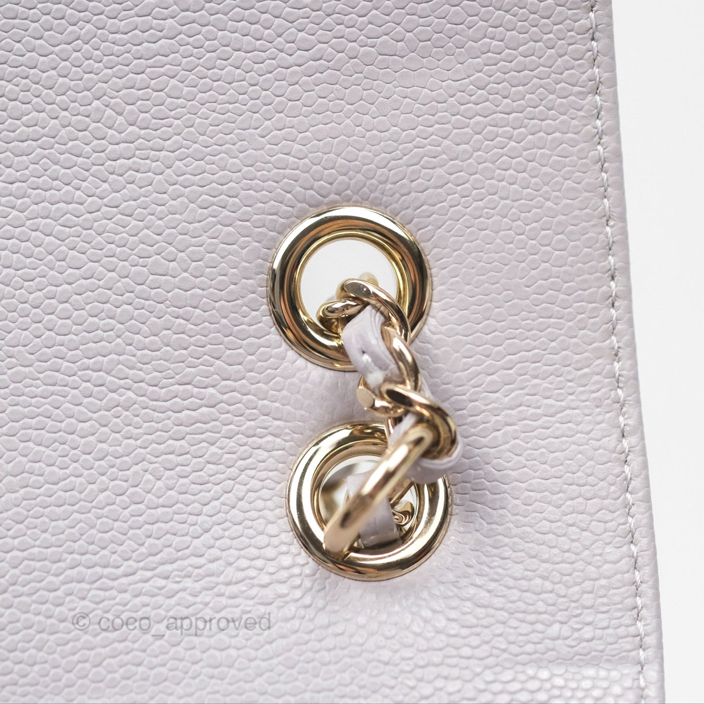 Chanel Mini Business Affinity Backpack Grey Caviar Gold Hardware 22B