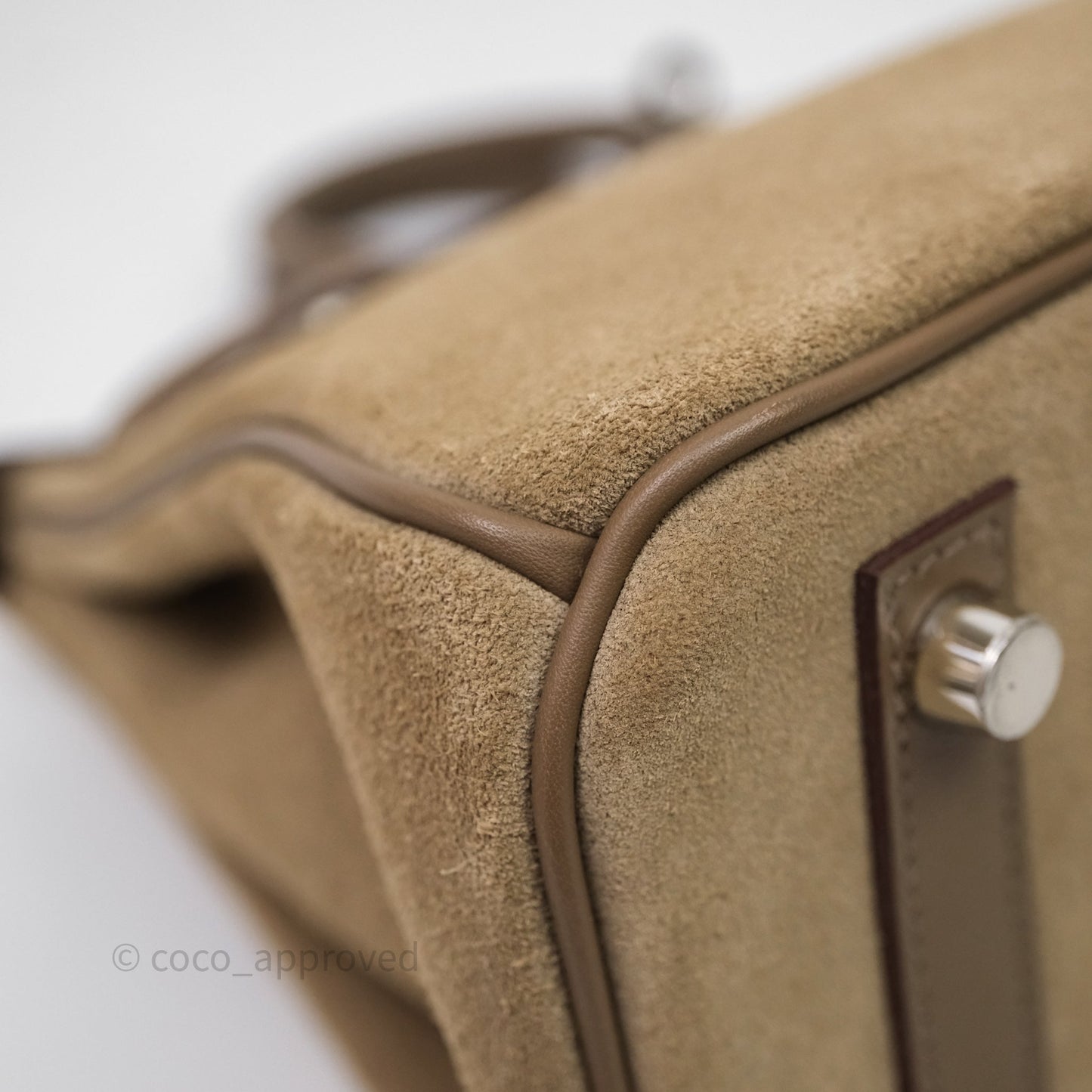 Hermès Birkin 25  Étoupe 18 Grizzly Palladium Hardware