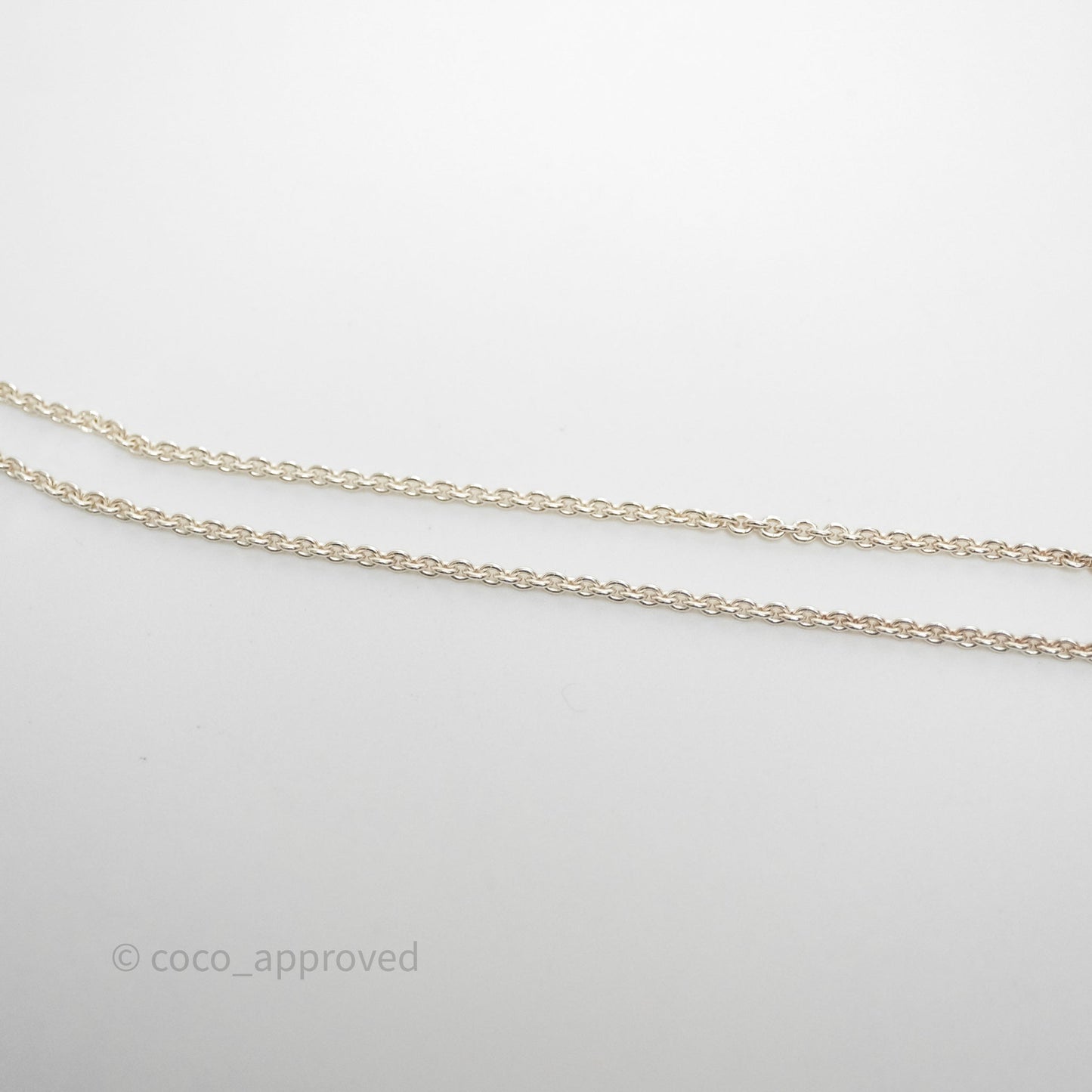 Hermes Chaine d'ancre Pendant Necklace Silver 925