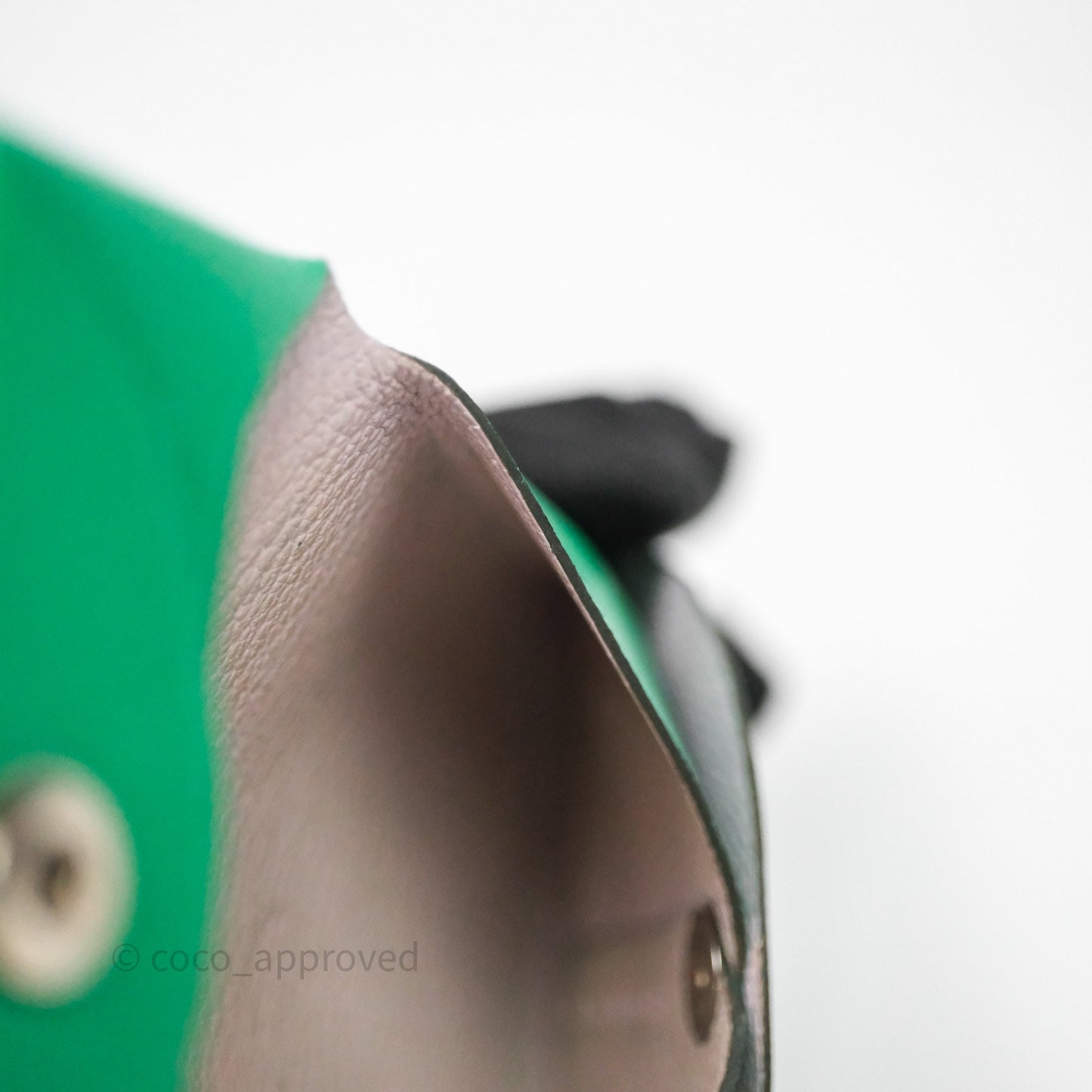 Hermès Bastia Coin Purse Green
