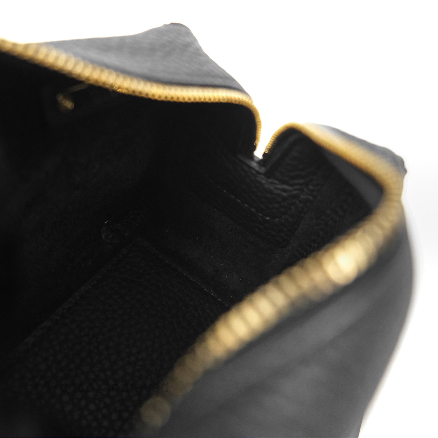 Delvaux Cool Box Nano Taurillon Soft Grained Calfskin Black Gold Hardware