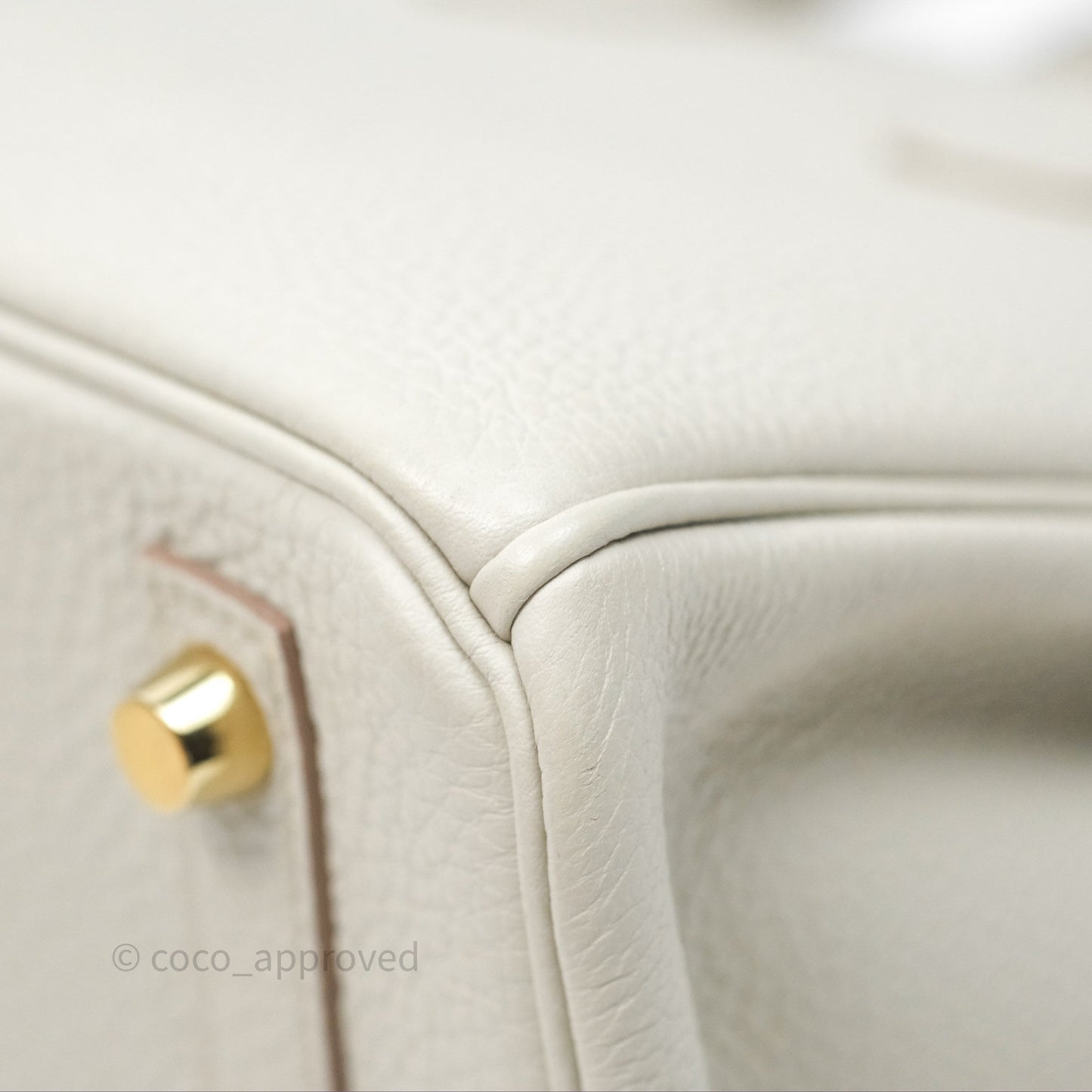 Hermès Birkin 25 Retourne Beton Togo Gold Hardware