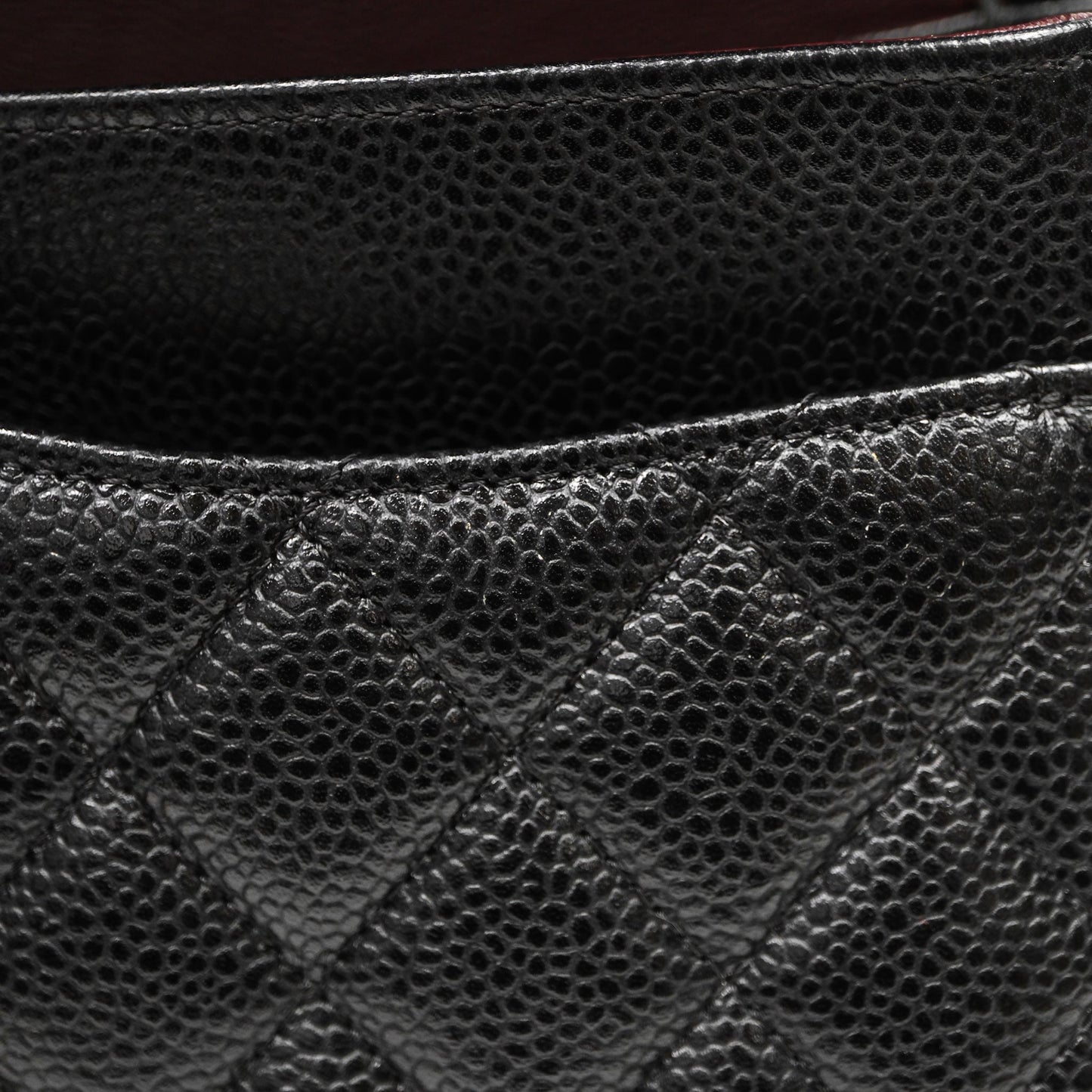 Chanel Classic M/L Medium Flap Quilted Black Caviar Gold Hardware