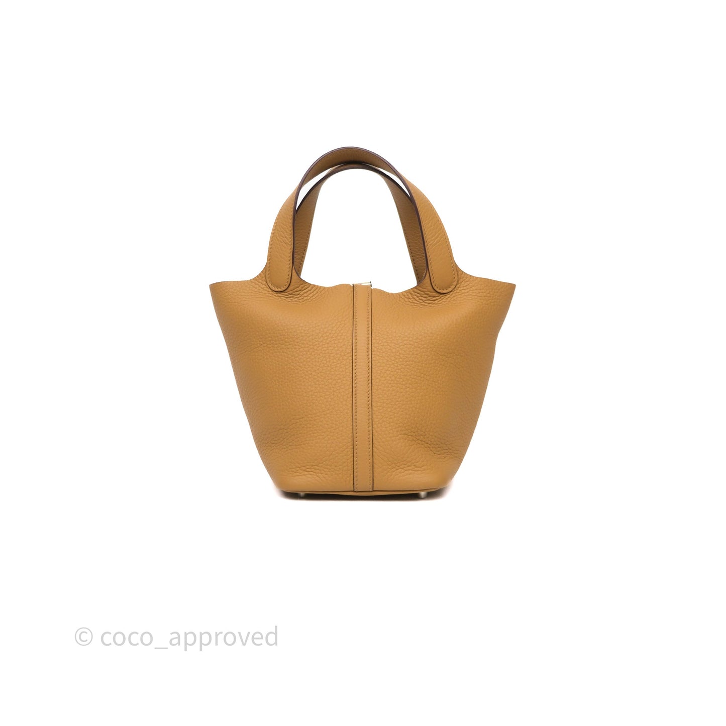 Hermès Picotin Lock 18 Biscuit 4B Clemence Palladium Hardware