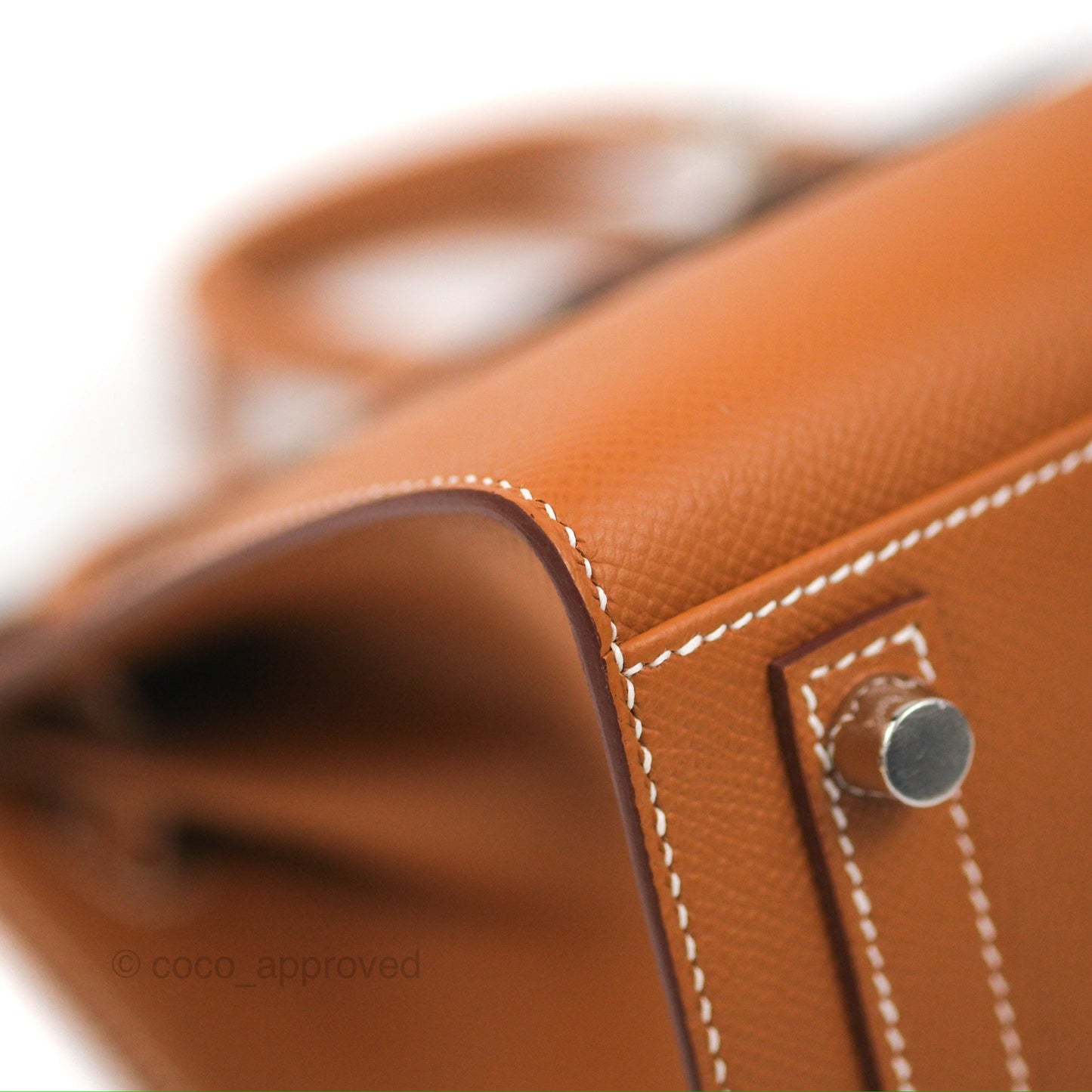 Hermes Birkin 25 Sellier Gold Epsom Palladium Hardware