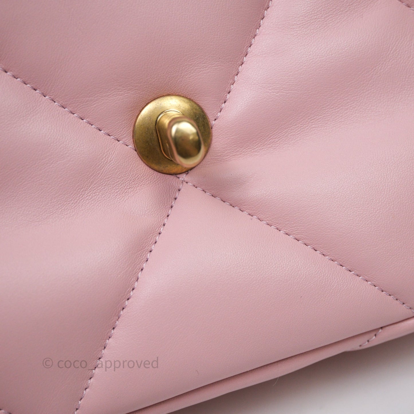 Chanel 19 Small Pink Lambskin Mixed Hardware