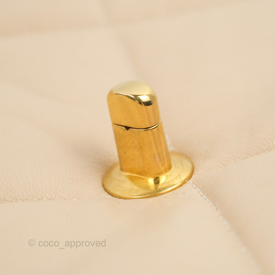 Chanel 19 Small Beige Mixed Hardware