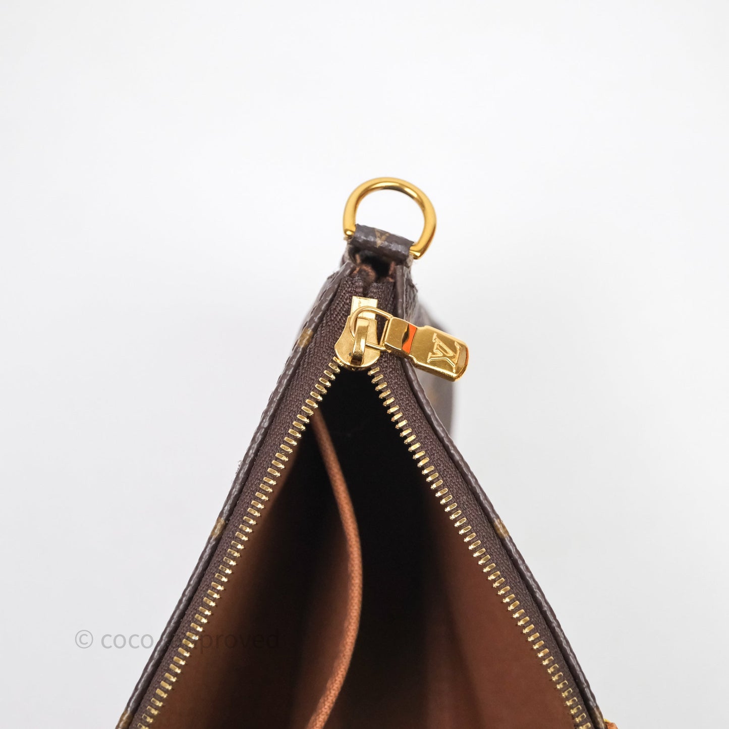 Louis Vuitton Multi Pochette Accessories Khaki Monogram Canvas