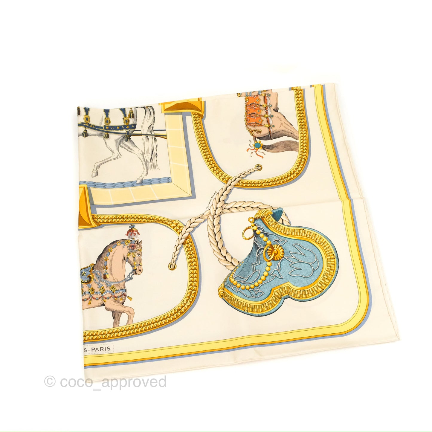 Hermès Grand Apparat Forever Scarf 90