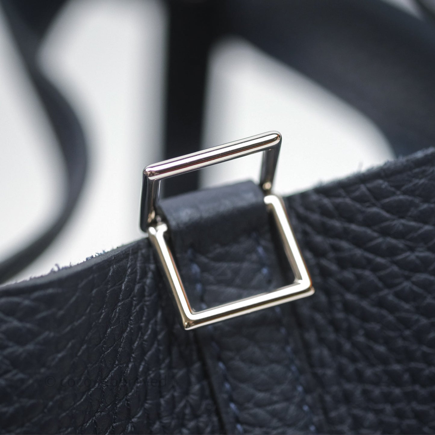Hermès Picotin 18 Bleu Nuit 2Z Clemence Palladium Hardware