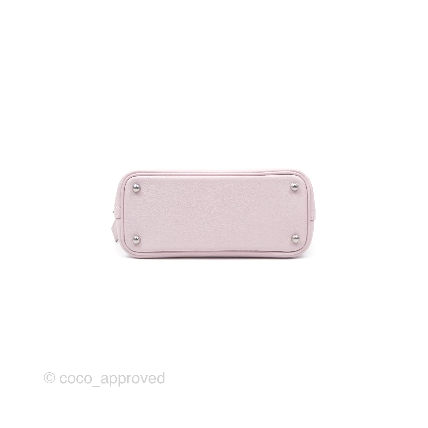 Hermès Bolide Mini 1923 Evercolor Mauve Pale 09/ Caramel 28 Palladium Hardware