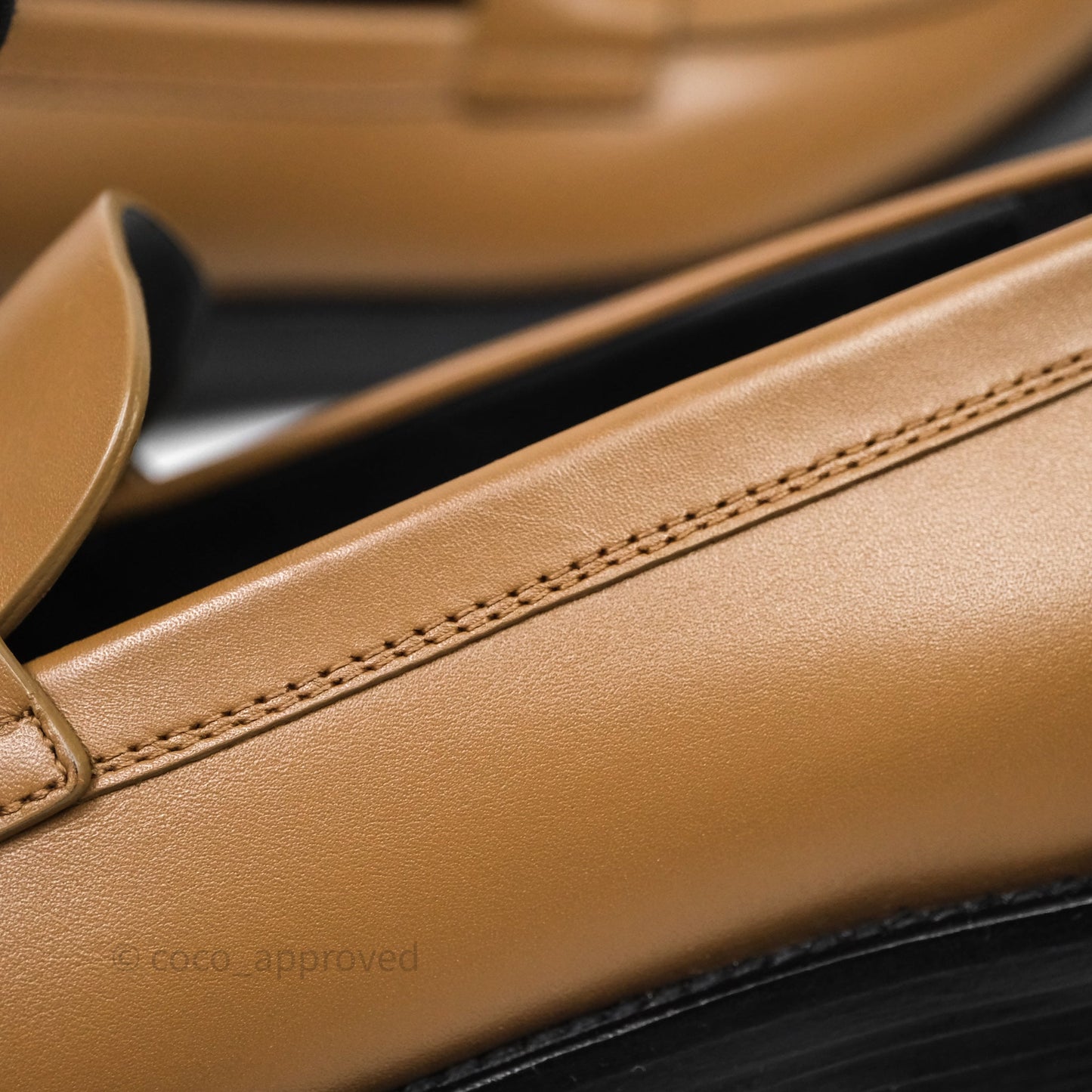 Hermès A Eclair Kelly Loafer Brown Size 38.5