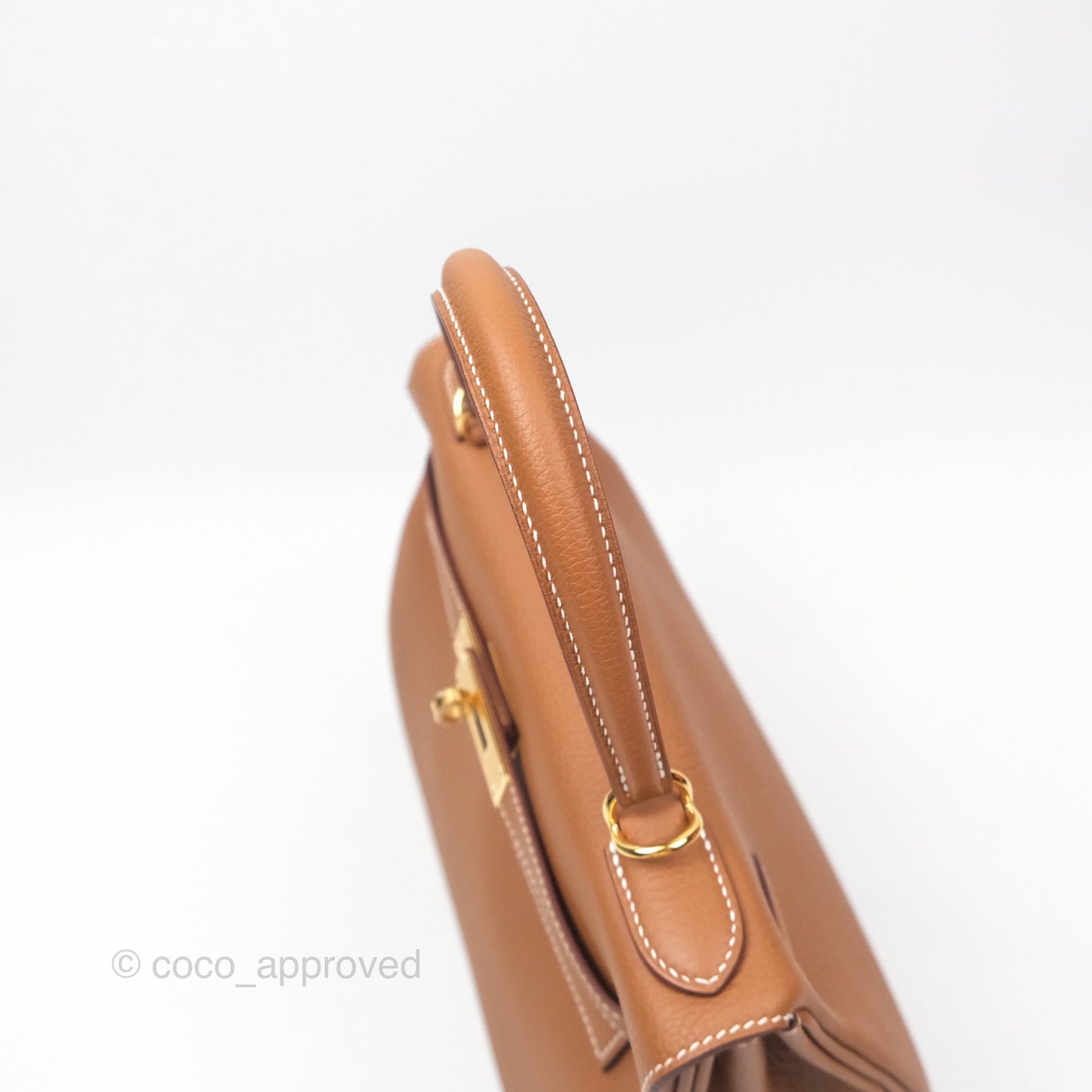 Hermès Kelly 28 Retourne Gold 37 Togo Gold Hardware
