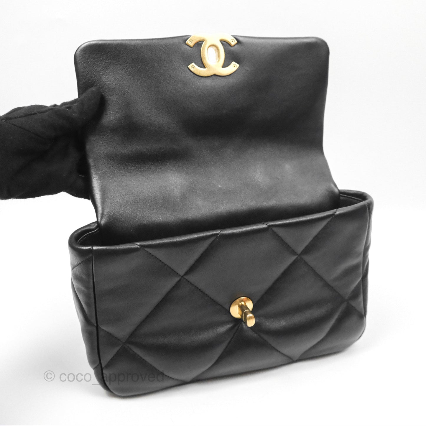 Chanel 19 Small Black Mixed Hardware