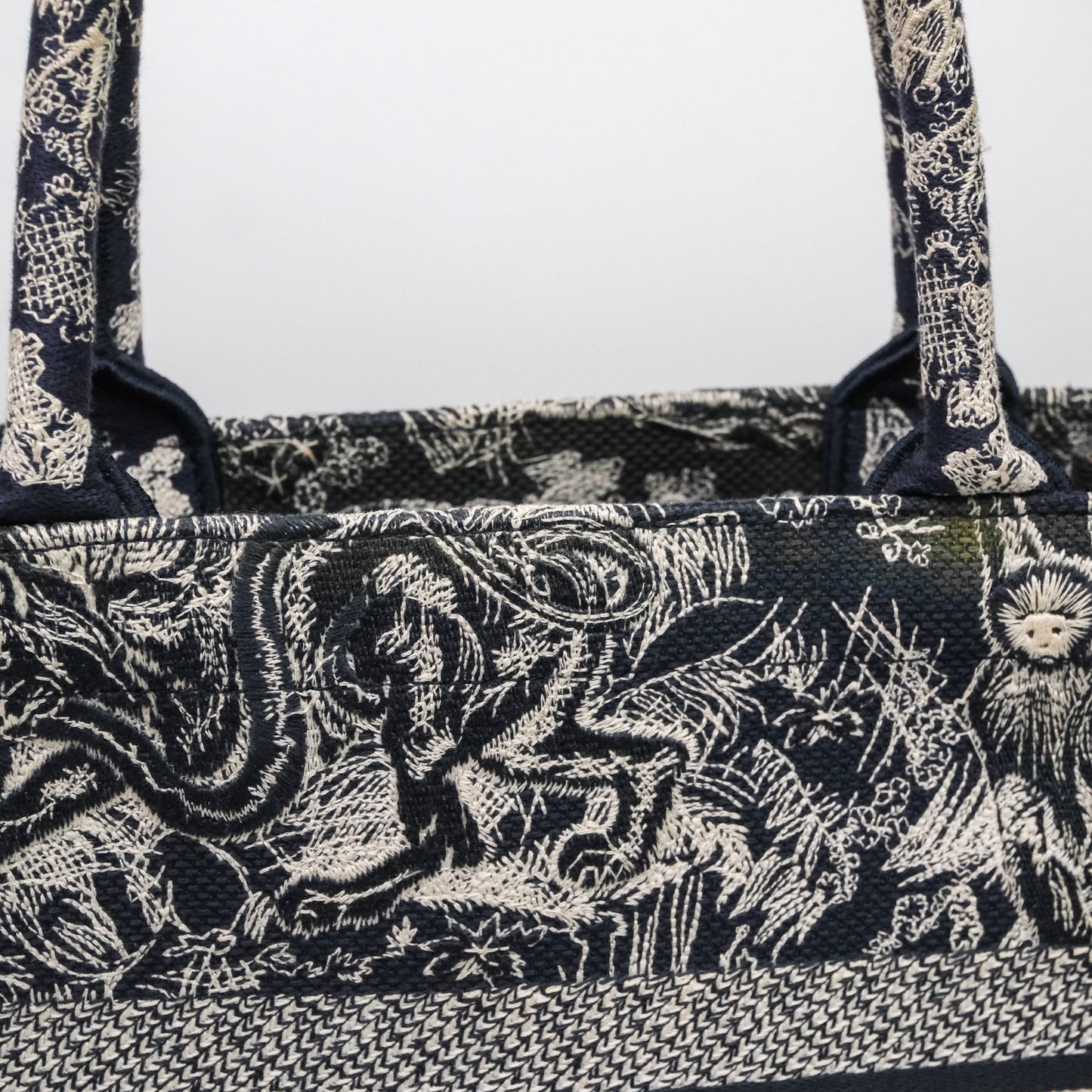 Christian Dior Toile De Jouy Medium Book Tote Canvas