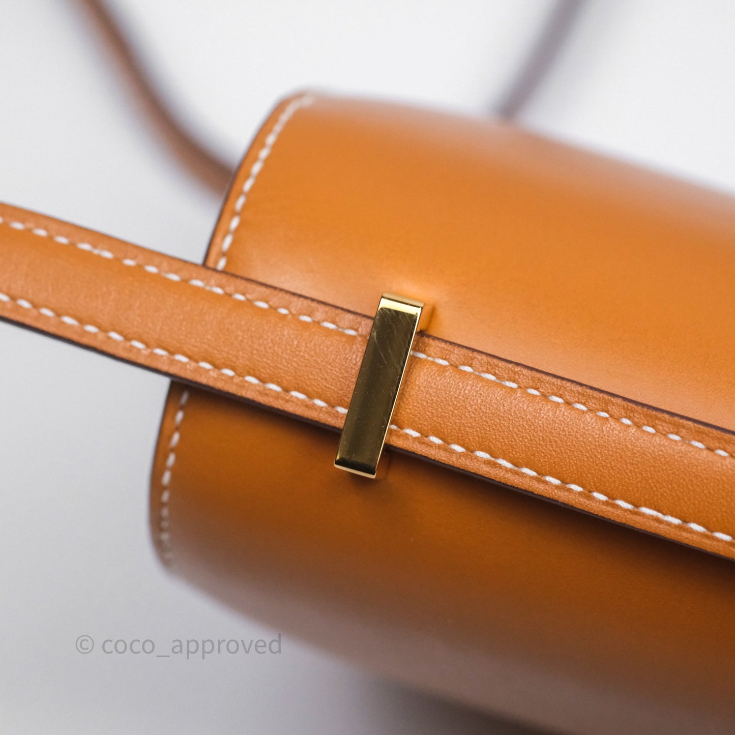Hermès Constance Mini 18cm Naturel-Sablé 21 Butler Gold Hardware