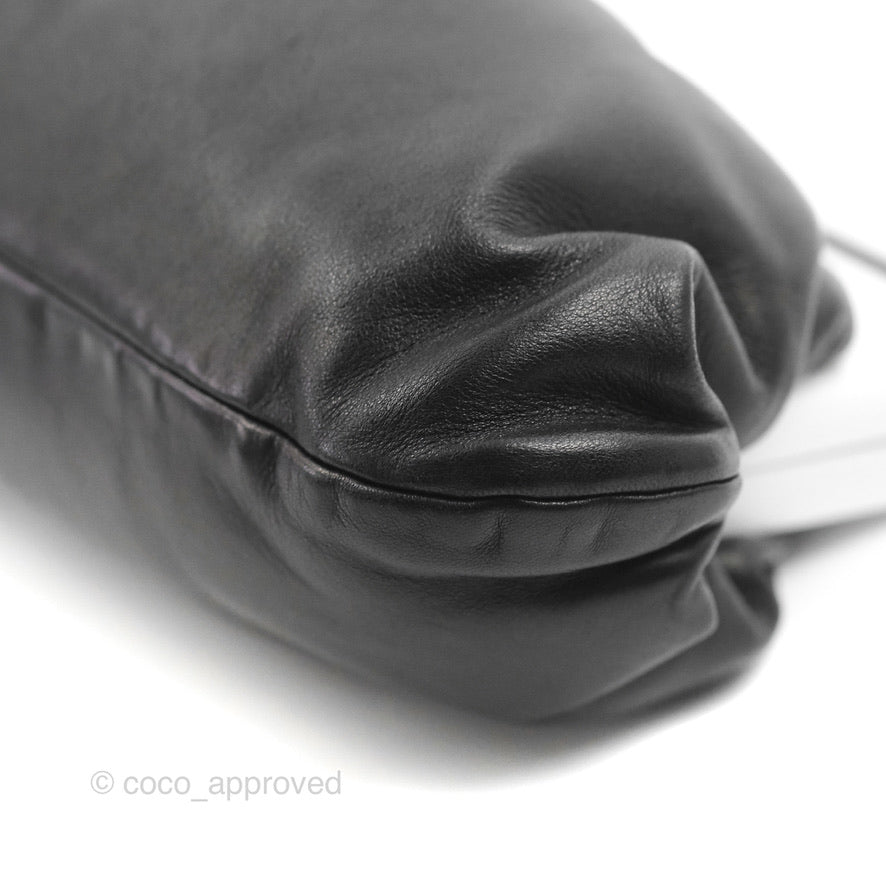 Chanel Puffy Clutch Black