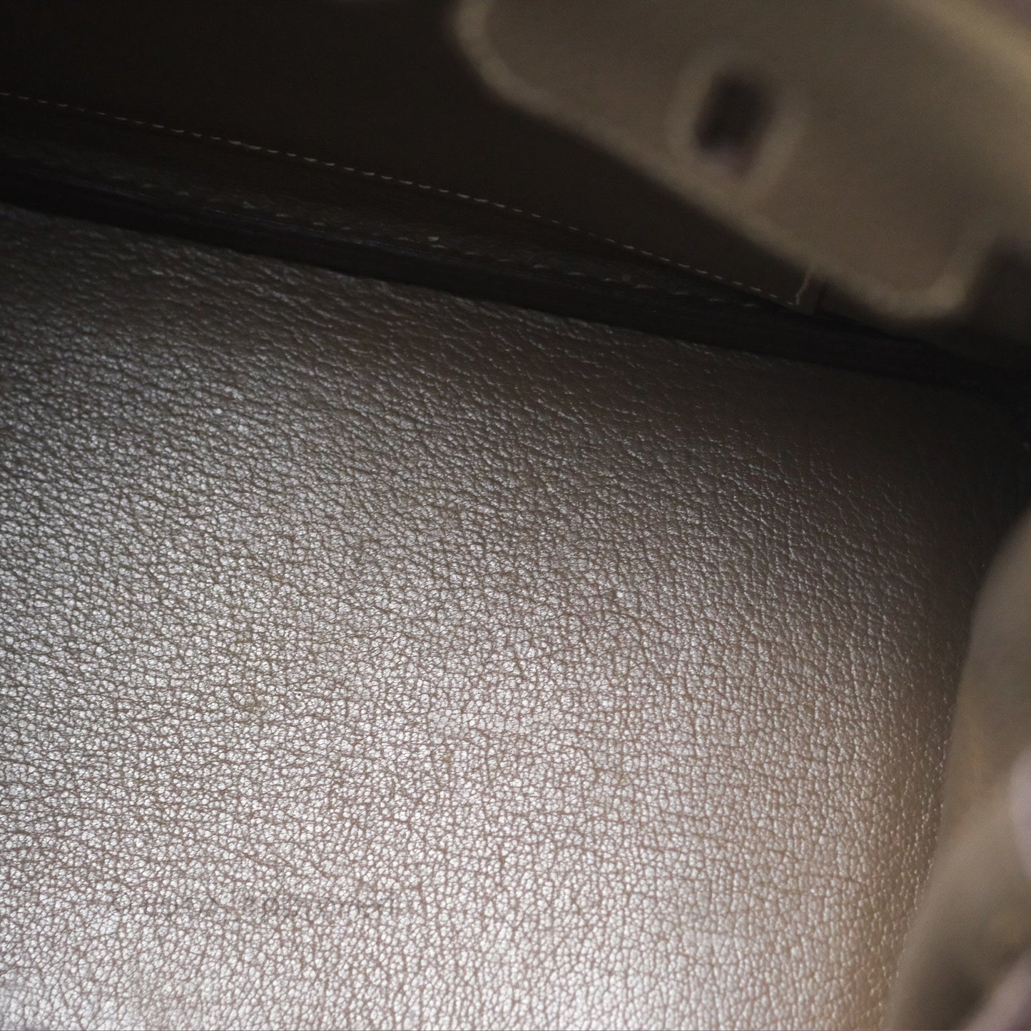 Hermes Birkin 25 Retourne Etoupe 18 Clemence Palladium Hardware