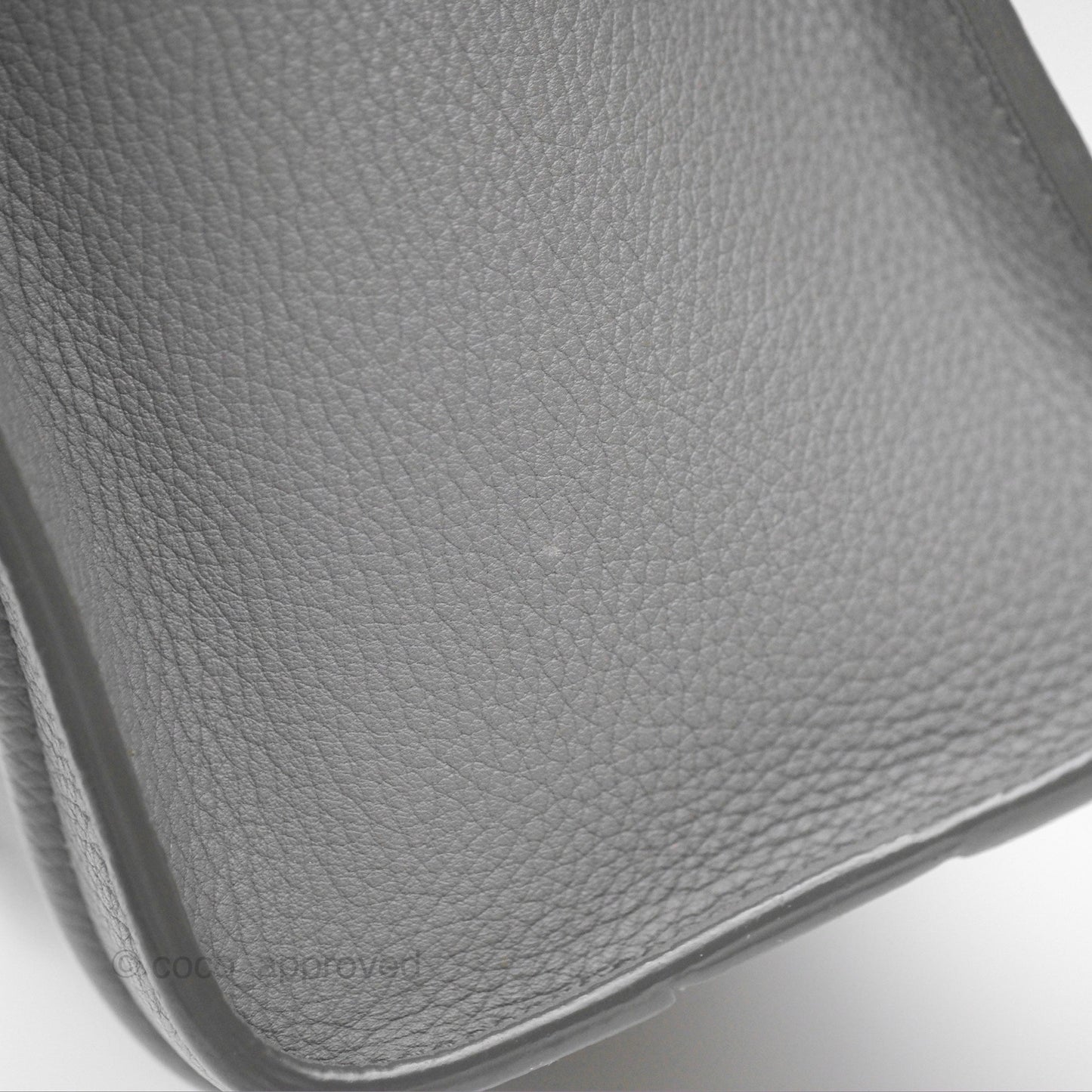 Celine Nano Luggage Bag Grey Drummed Calfskin