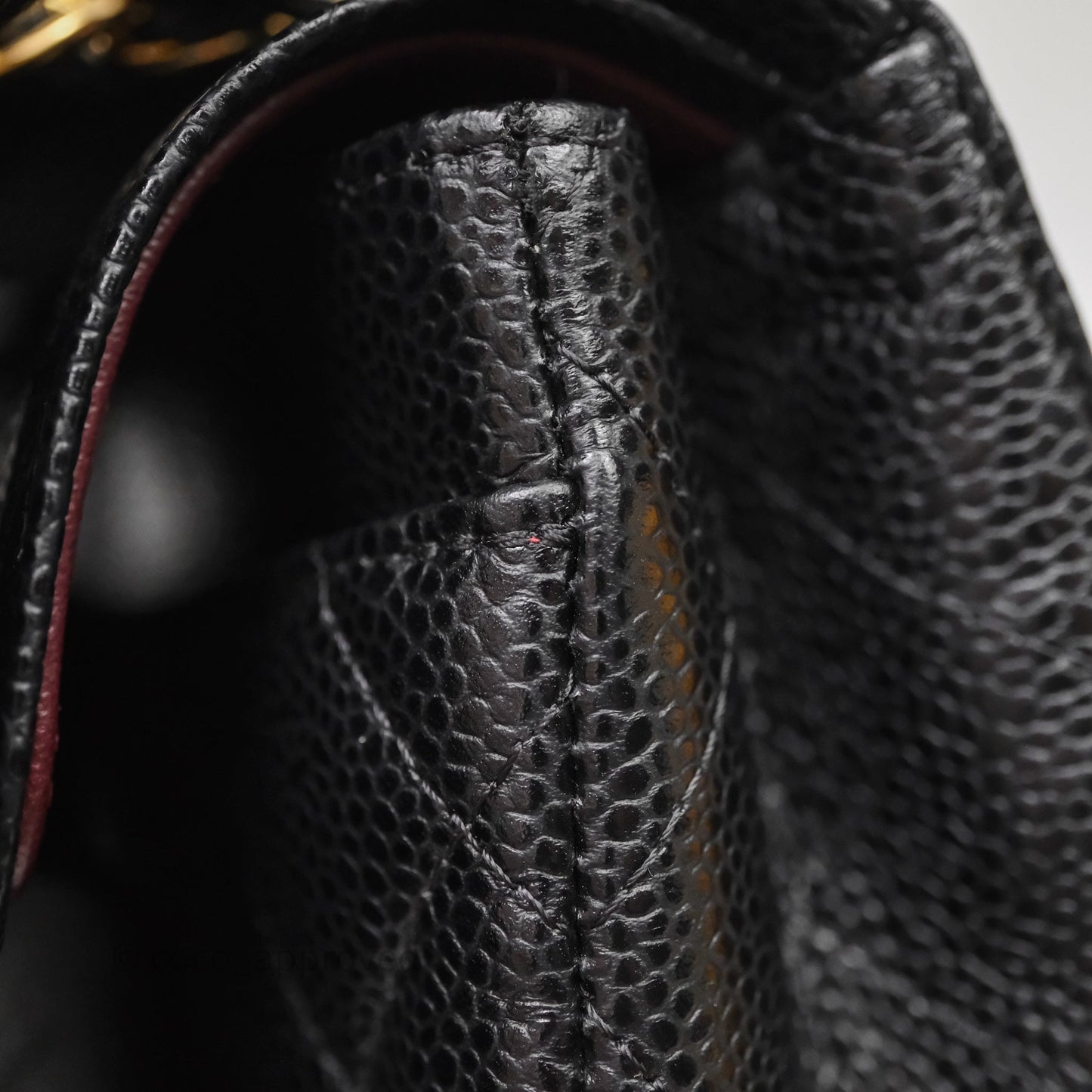 Chanel Small Classic Flap Quilted Black Caviar Gold Hardware