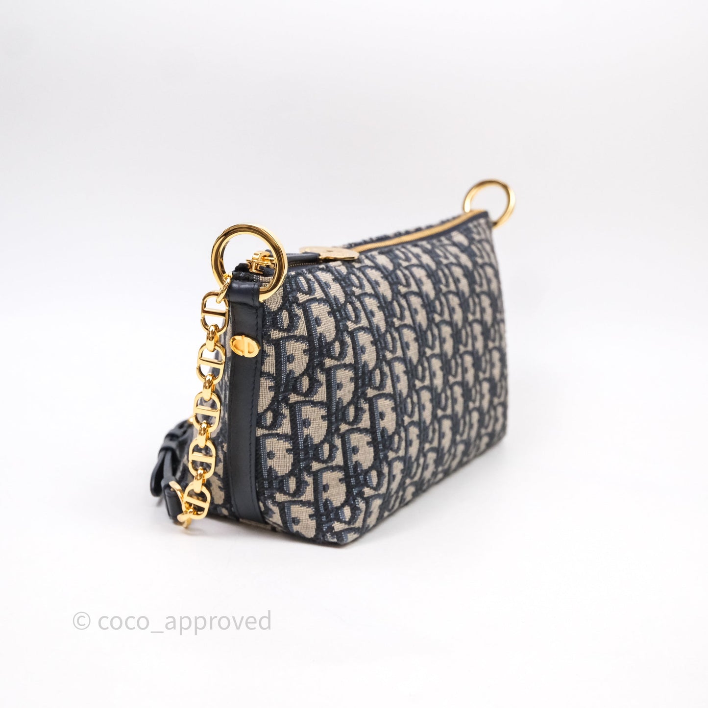 Christian Dior Oblique Star Chain Hobo Bag