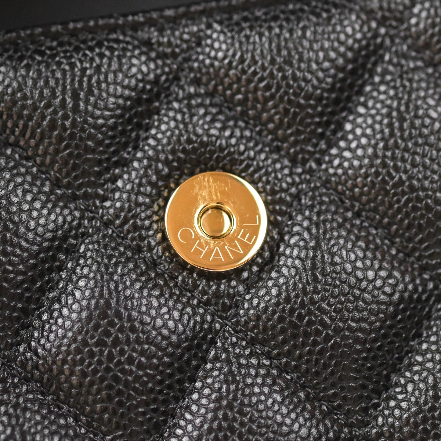 Chanel Mini Clutch with Ribbon Bow Chain Black Caviar Gold Hardware 23S