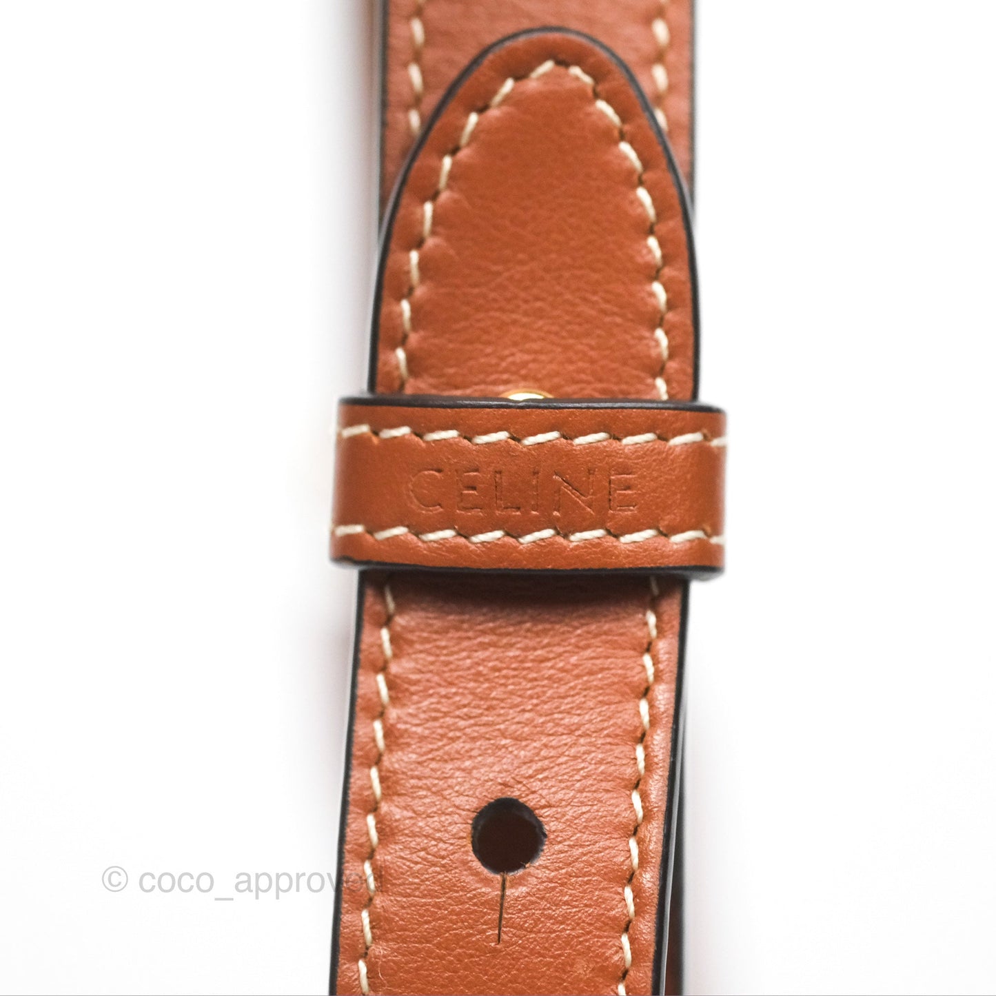 Celine Ava Bag In Smooth Calfskin Tan
