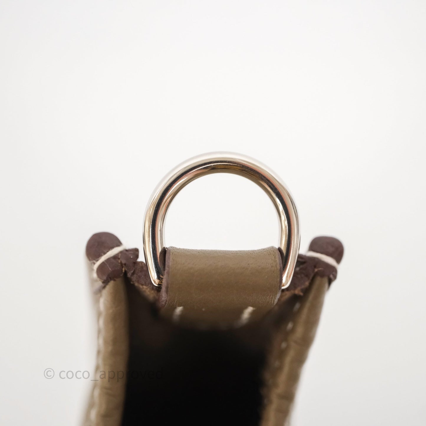 Hermès Mini Evelyne 16 Etoupe 18 Clemence Palladium Hardware