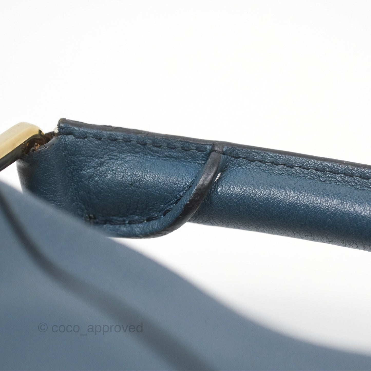 Loewe Small Puzzle Bag Navy Grained Calfskin