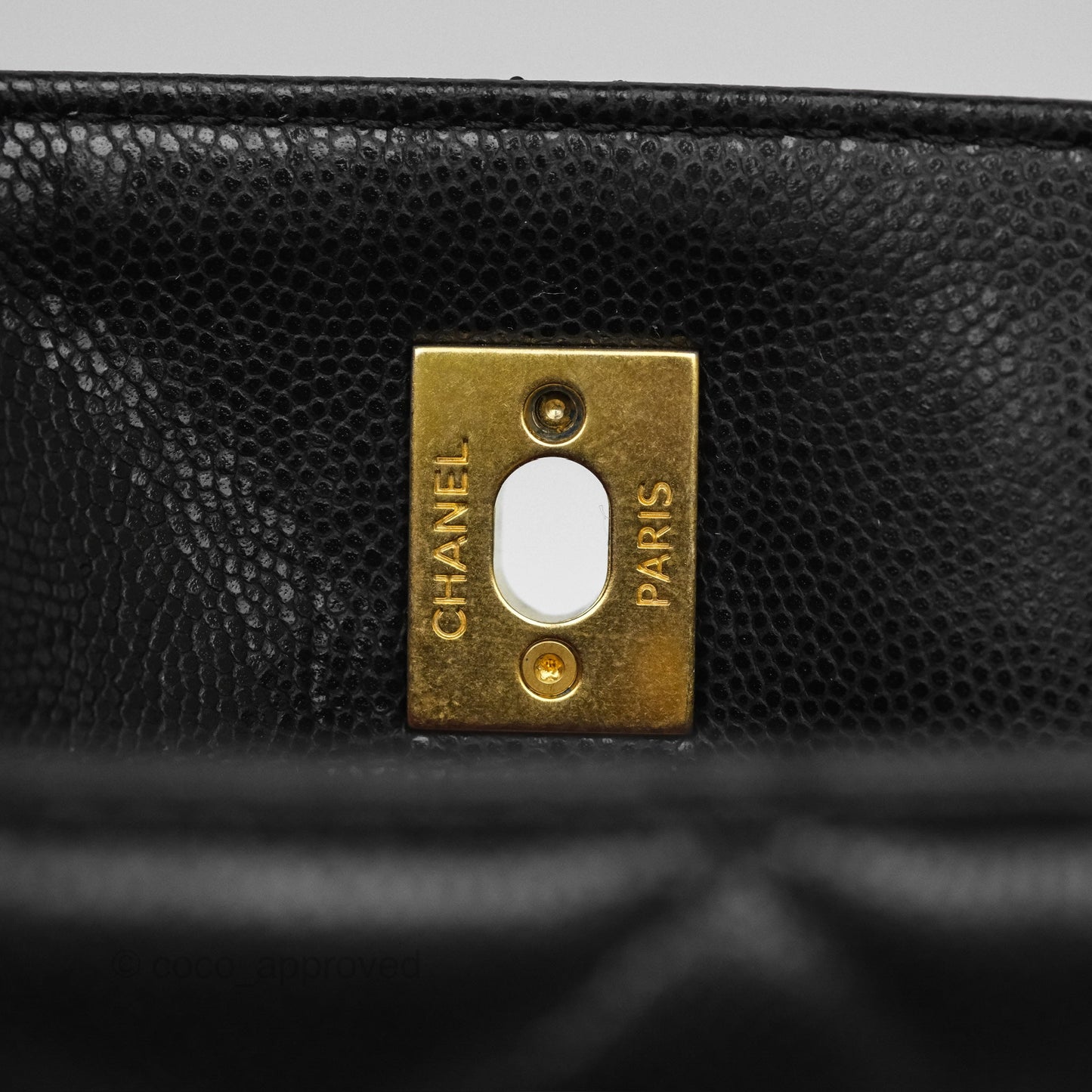 Chanel Twist Your Buttons Hobo Bag Black Shiny Soft Caviar Aged Gold Hardware 22A
