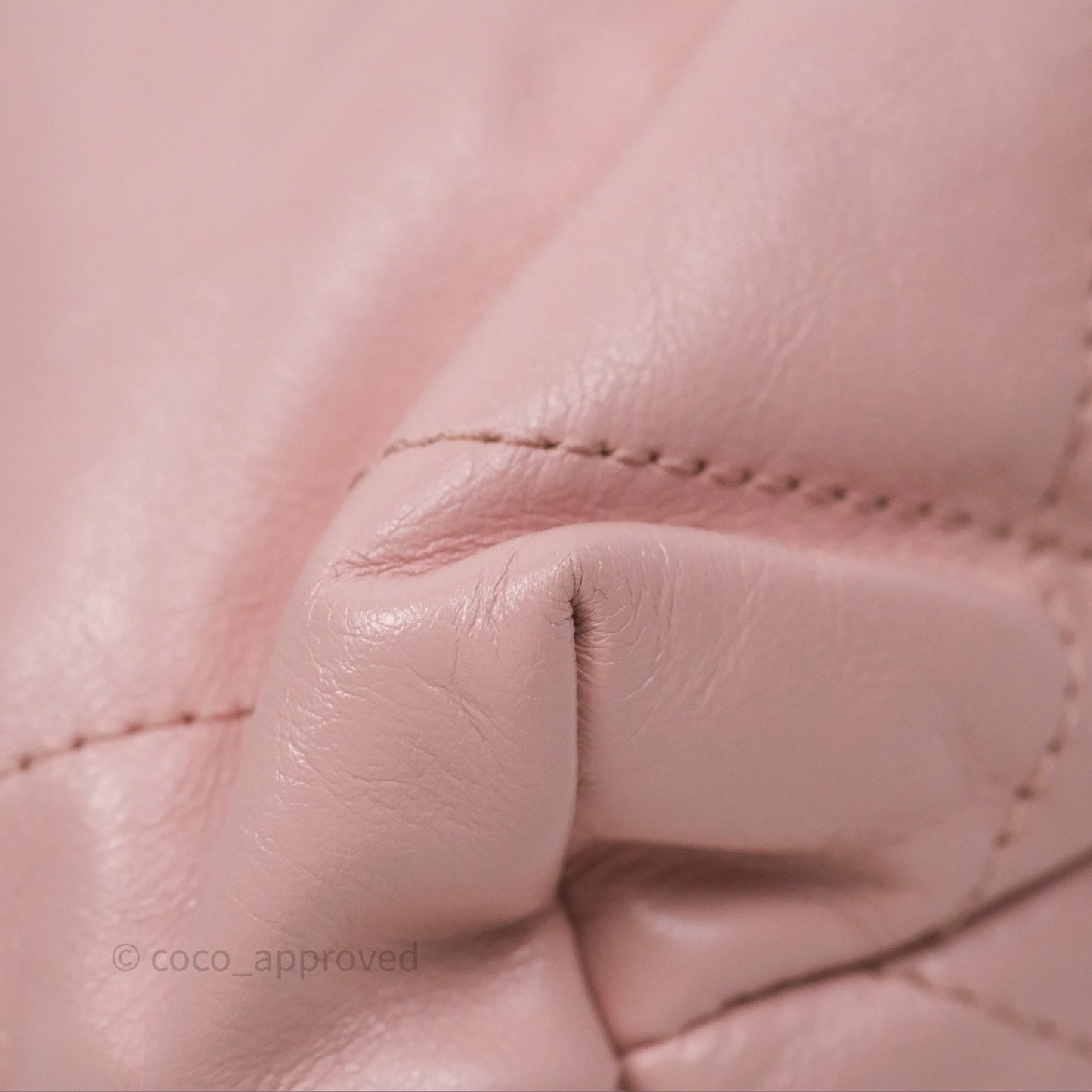 Chanel 22 Mini Bag Light Pink Crumpled Calfskin