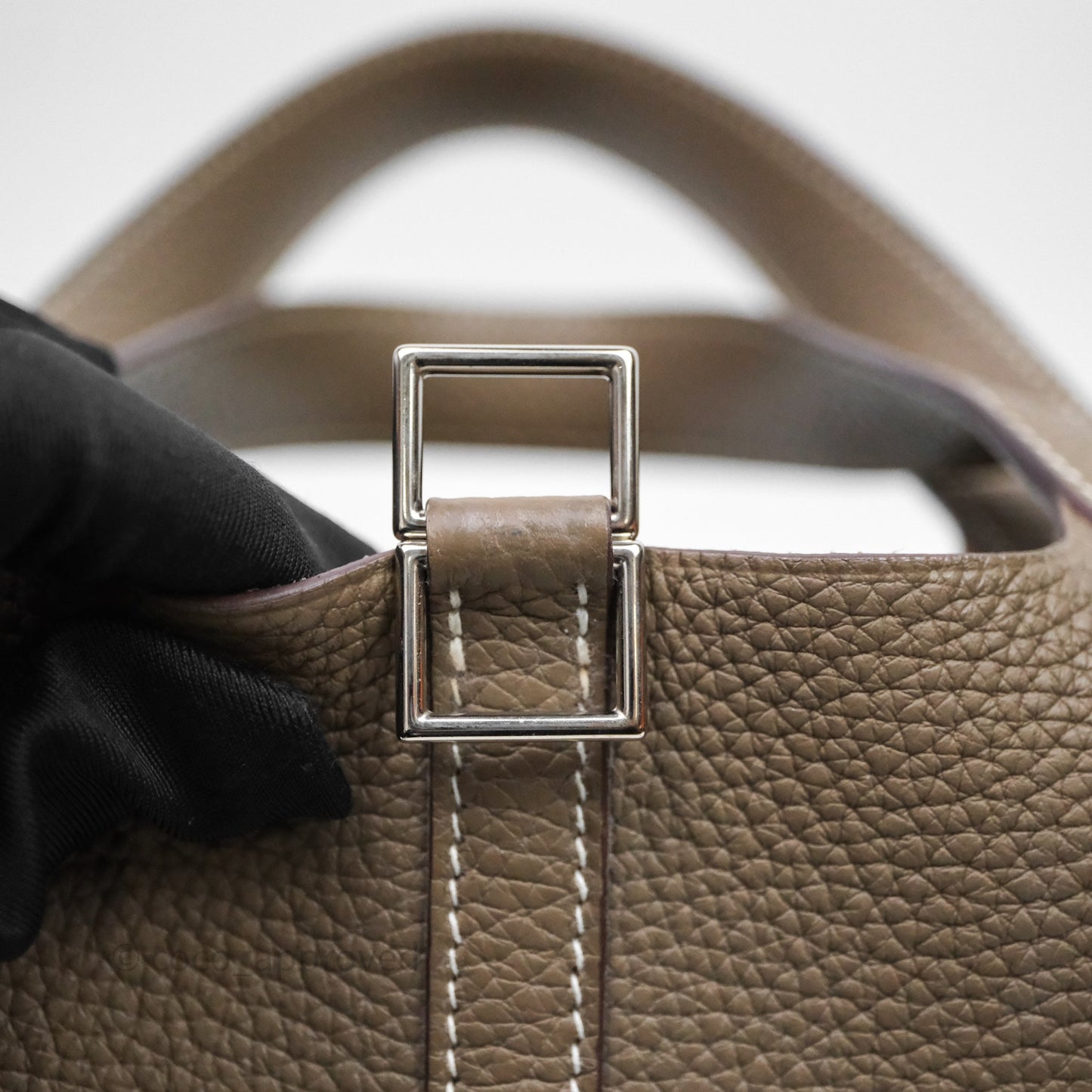 Hermès Picotin Lock 18 Etoupe Clemence Palladium Hardware