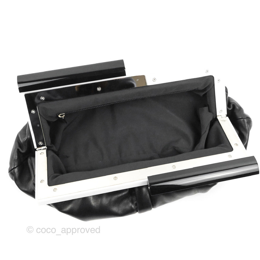 Chanel Puffy Clutch Black