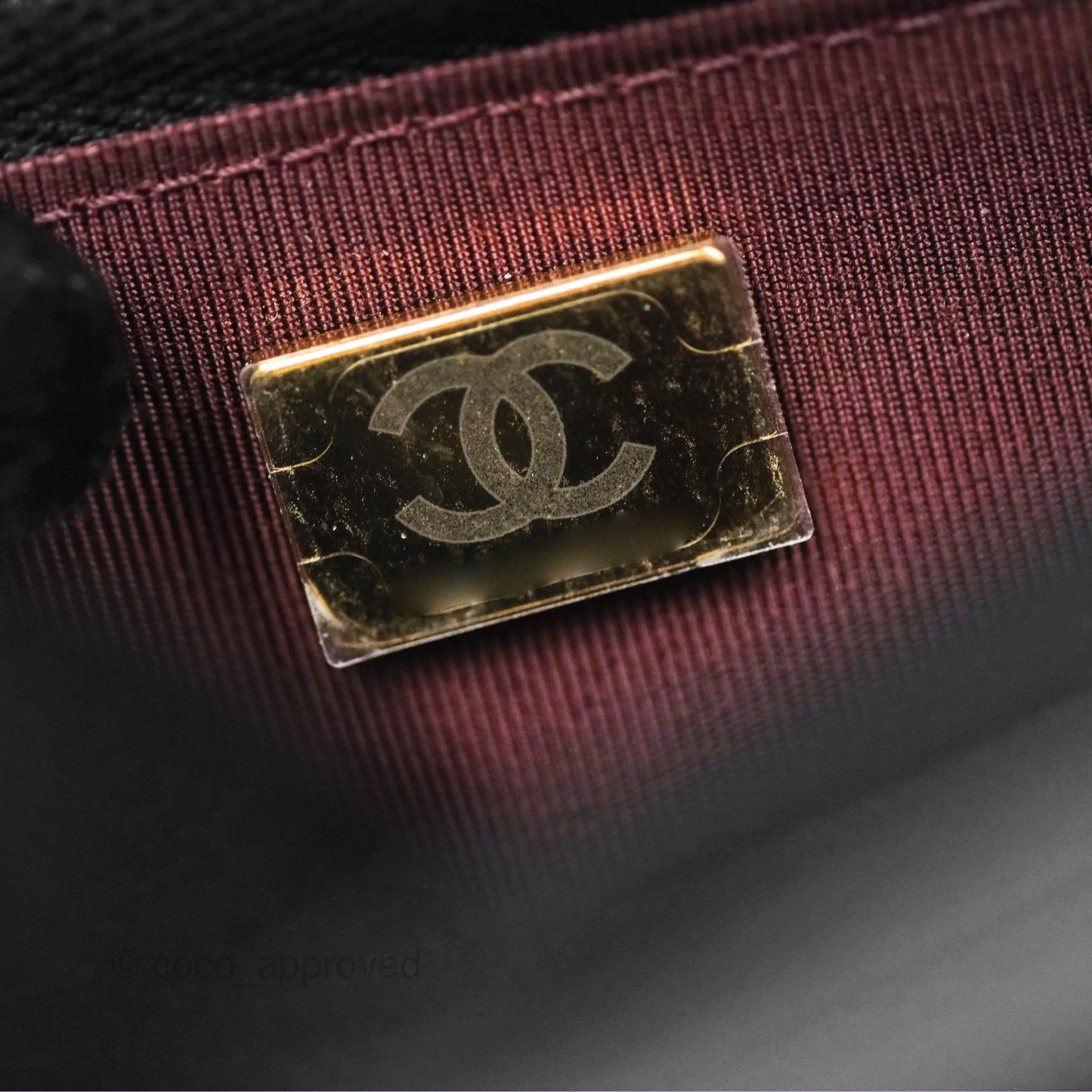 Chanel Quilted Classic Wallet on Chain WOC Black Lambskin Gold Hardware