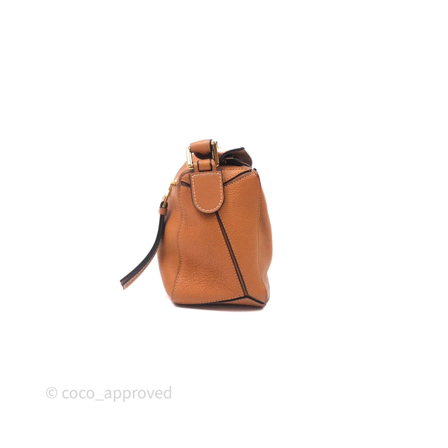 Loewe Small Puzzle Bag Tan Calfskin