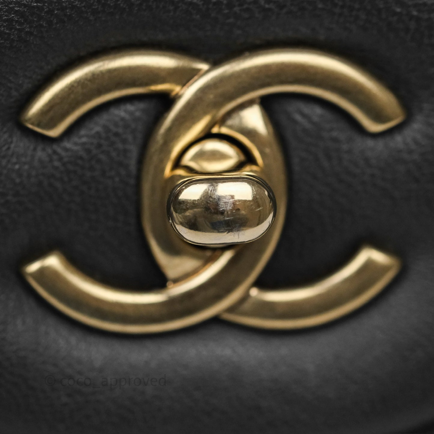 Chanel Jumbo Double Flap Dark Grey Lambskin Brushed Gold Hardware⁣⁣