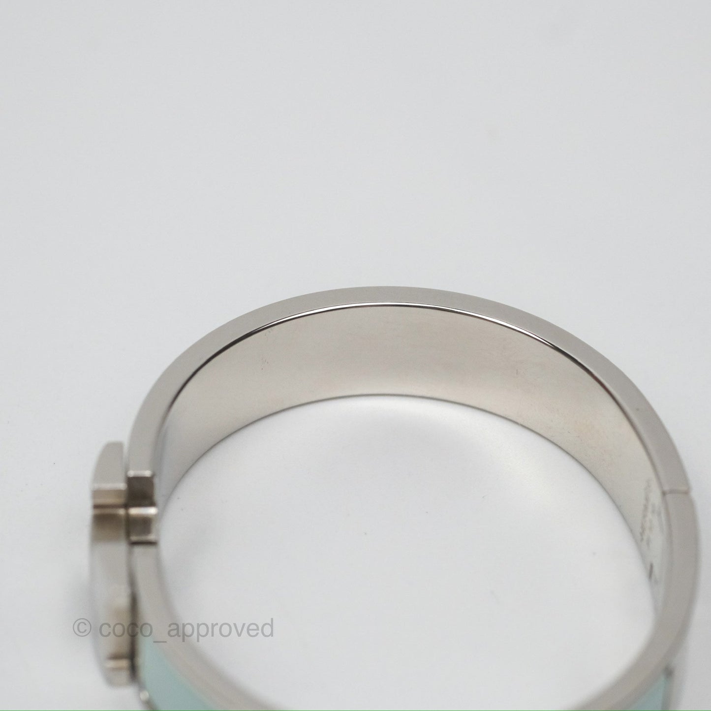 Hermès Clic H Bracelet Mint Palladium Hardware PM