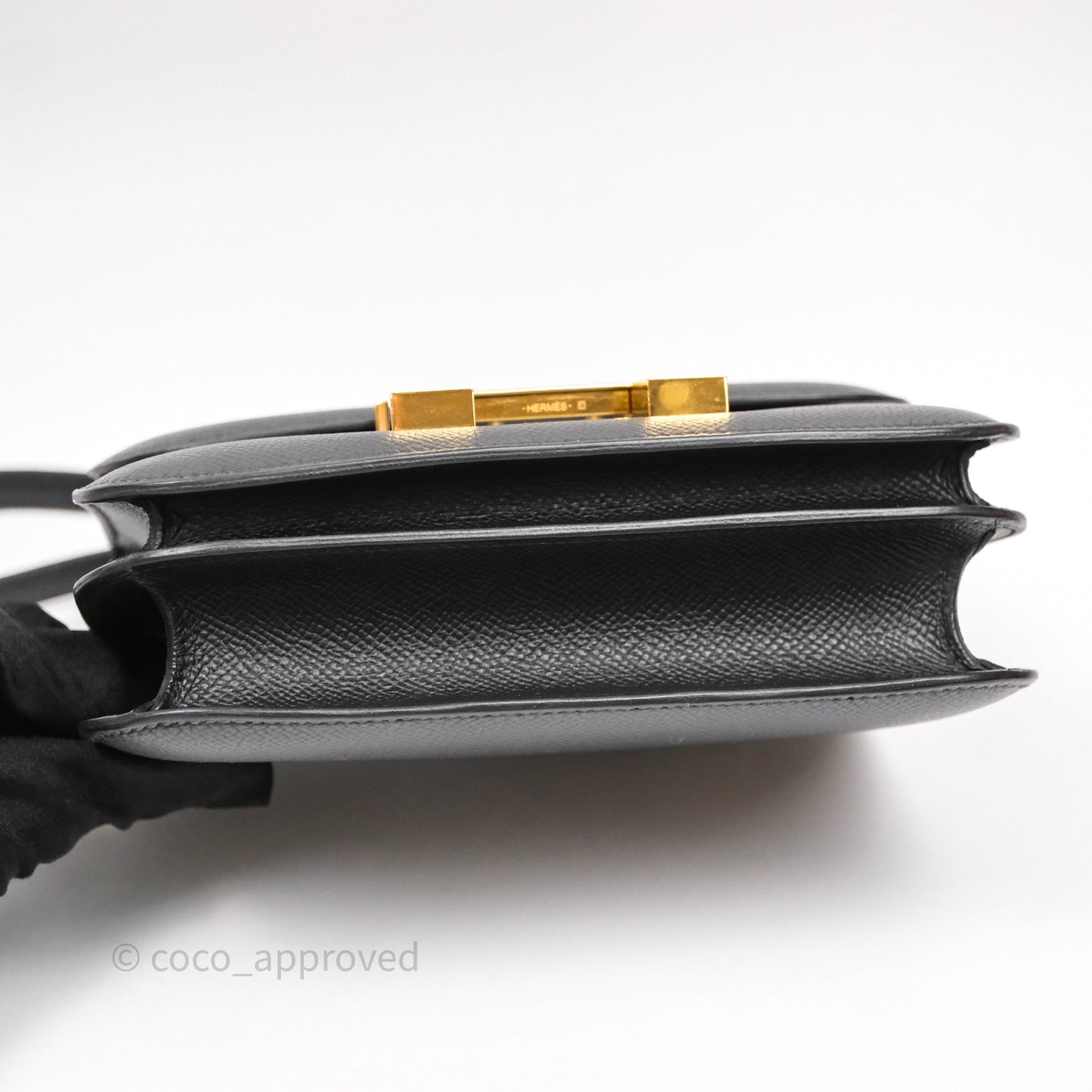 Hermès Constance Mini 18cm Black Epsom Gold Hardware