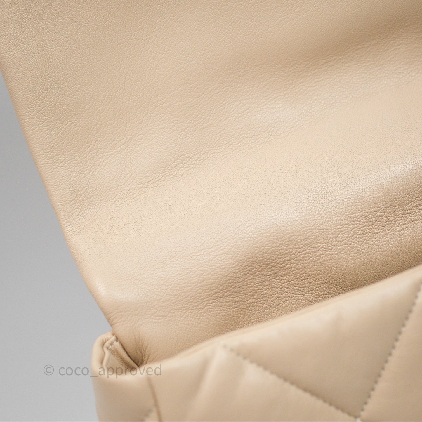 Chanel 19 Small Beige Mixed Hardware
